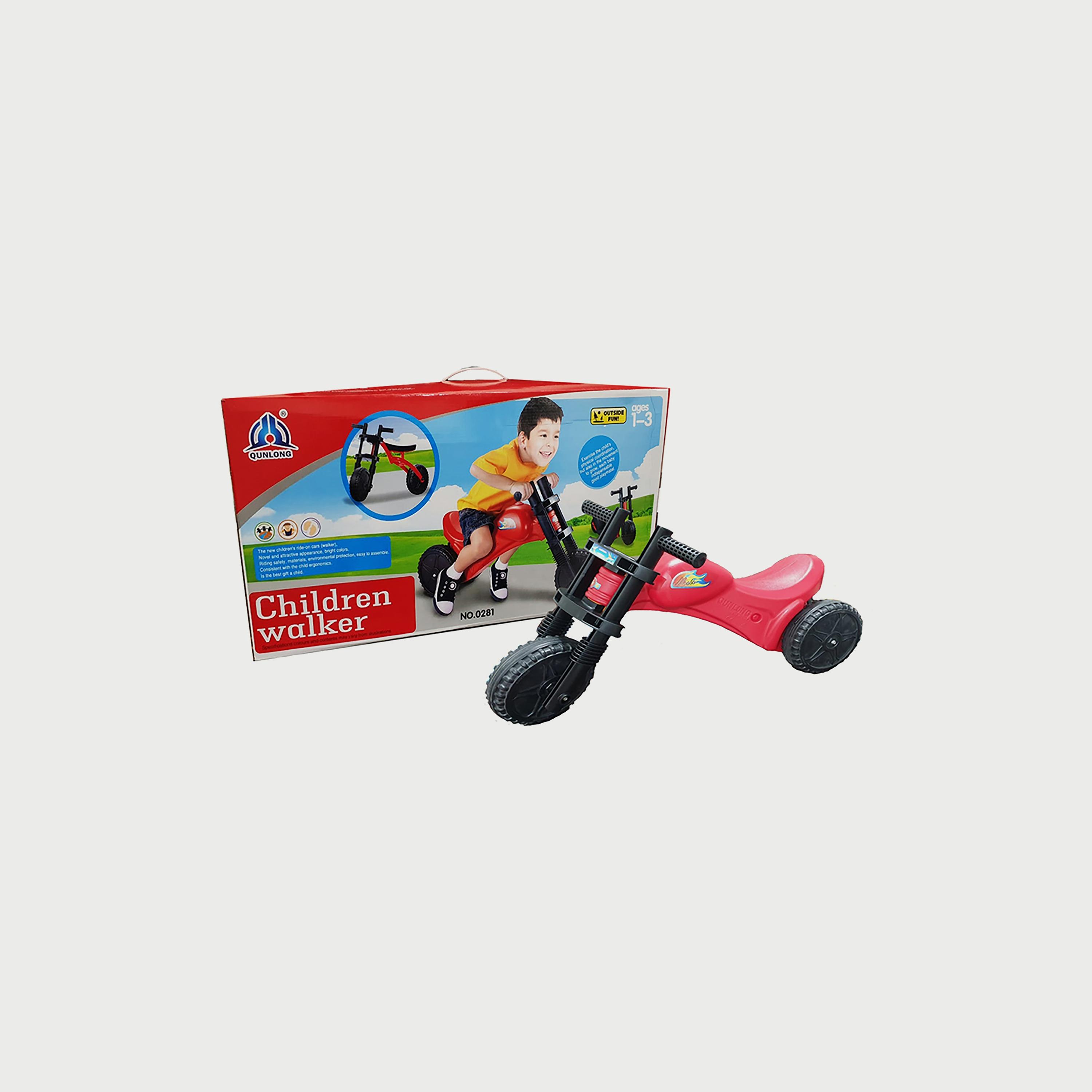 Family Center 2-in-1 Training Balance Bike, Red-toys-outdoor-bikesandrideons-bikes-image-1