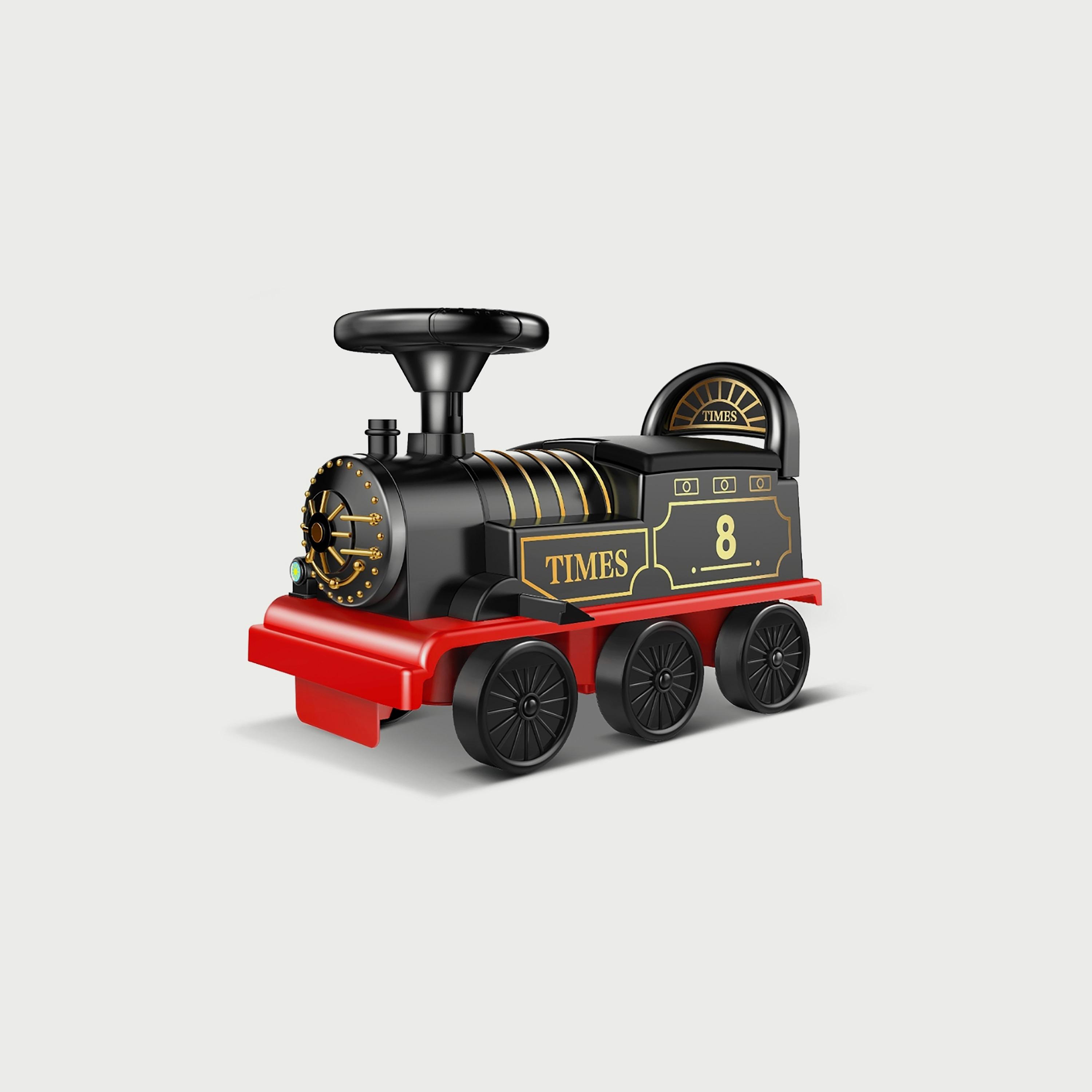 Family Center Ride-On Rechargable Train Car With Light & Music-toys-playvehicles-trainsandbuses-image-1