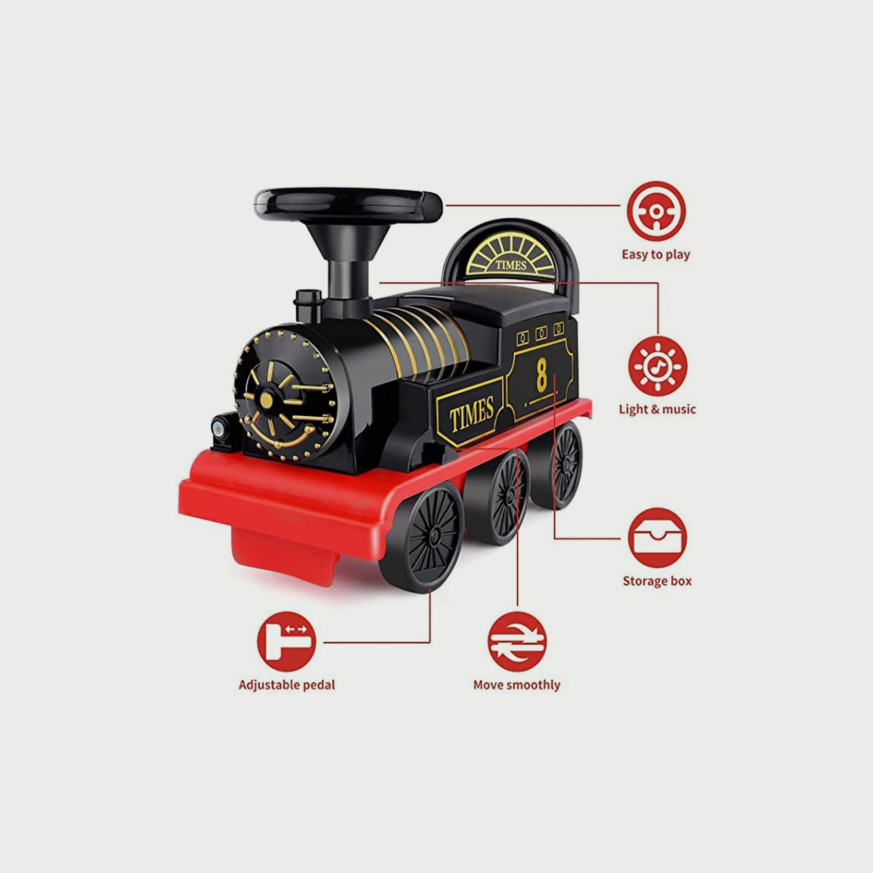 Family Center Ride-On Rechargable Train Car With Light & Music-toys-playvehicles-trainsandbuses-image-4