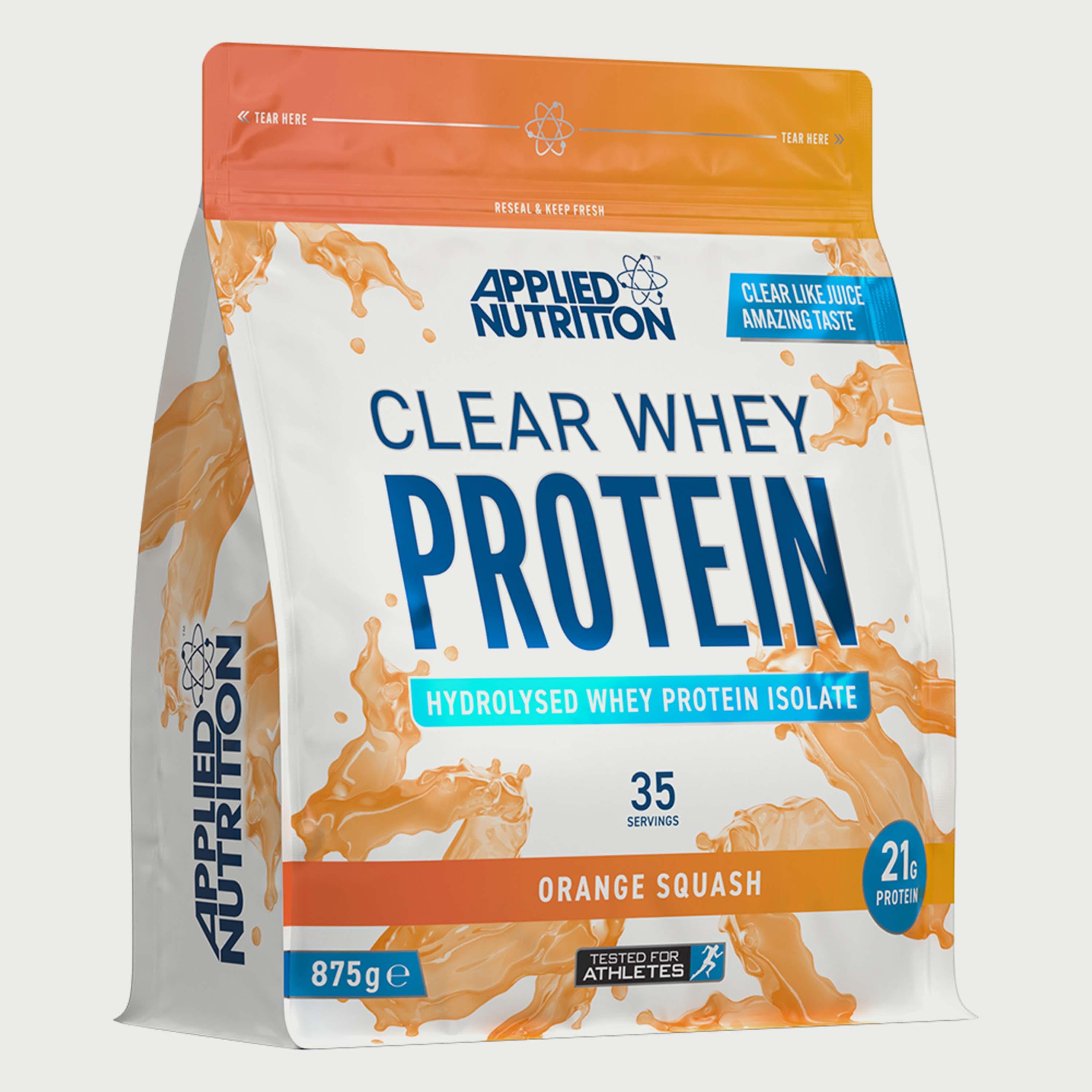 بروتين مصل الحليب الشفاف، 875 جم (2 رطل)، سكواش البرتقال، من ابلايد نيوتريشن-sports-nutrition-proteins-image-1