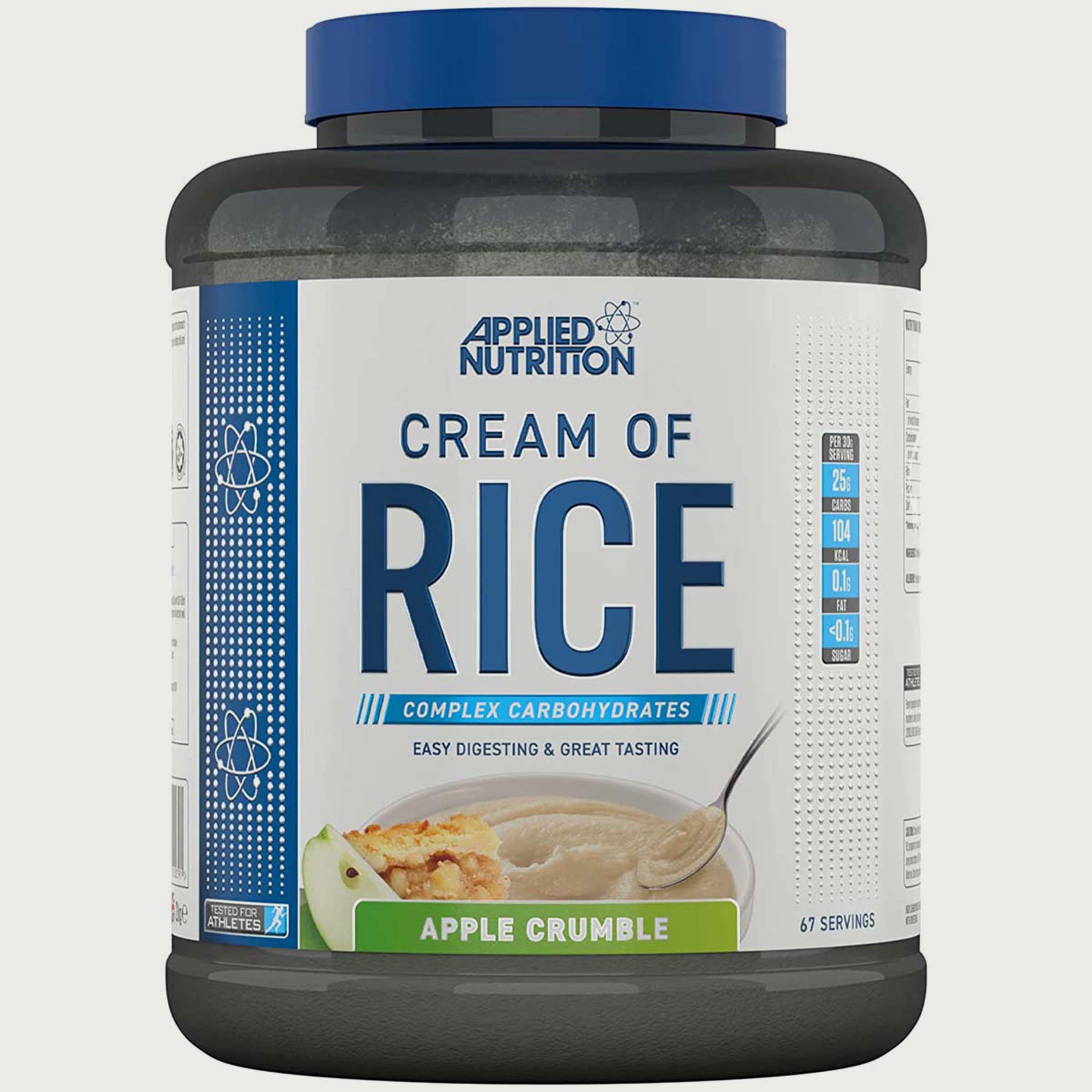 كريمة الأرز، 2 كجم (4.4 رطل)، تنهار التفاح، من أبلايد نيوترشن-sports-nutrition-prepostworkout-image-1