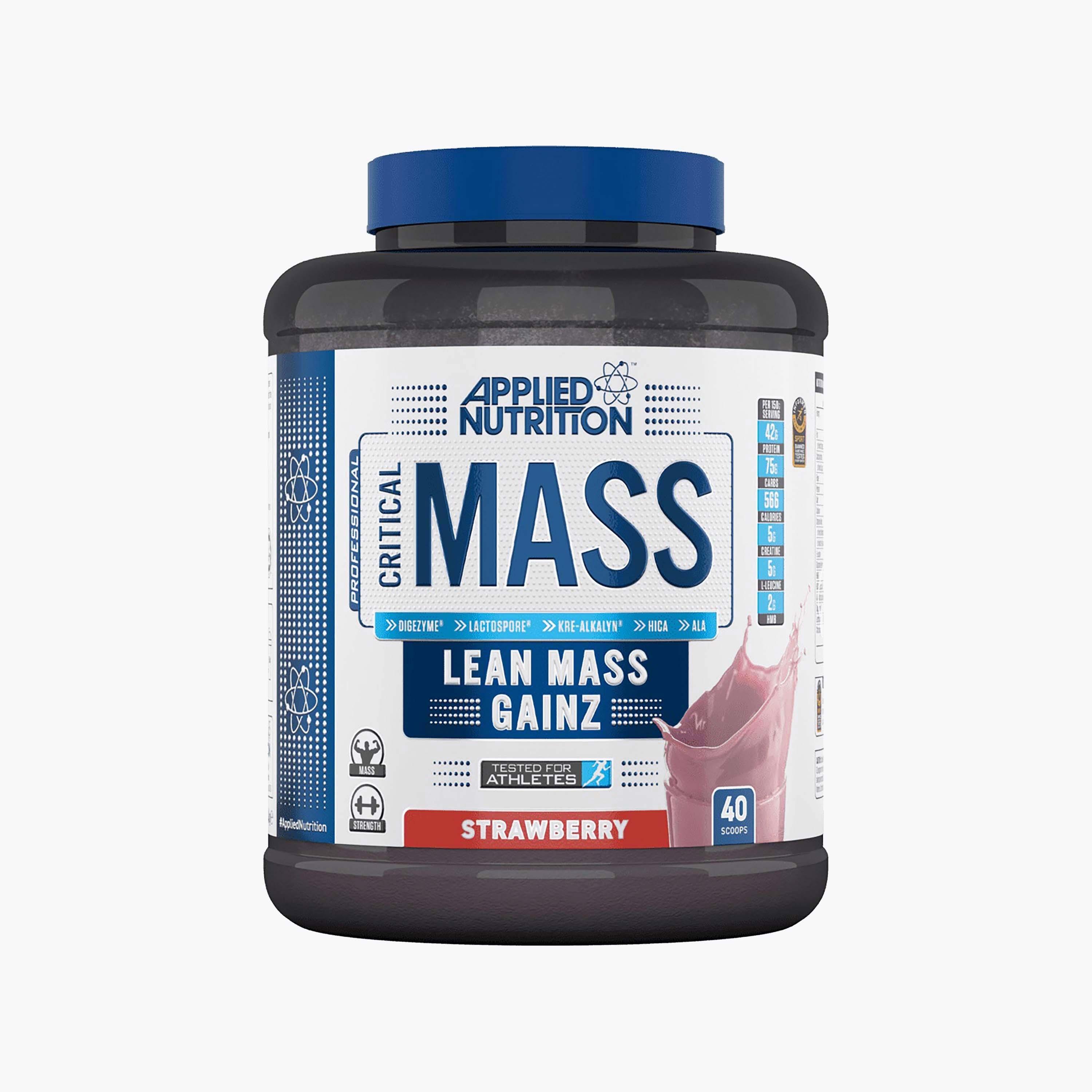  كريتكال ماس لين ماس جانز، 2.45 كجم (5.4 رطل)، الفراولة، من ابلايد نوتريشن-sports-nutrition-proteins-image-1
