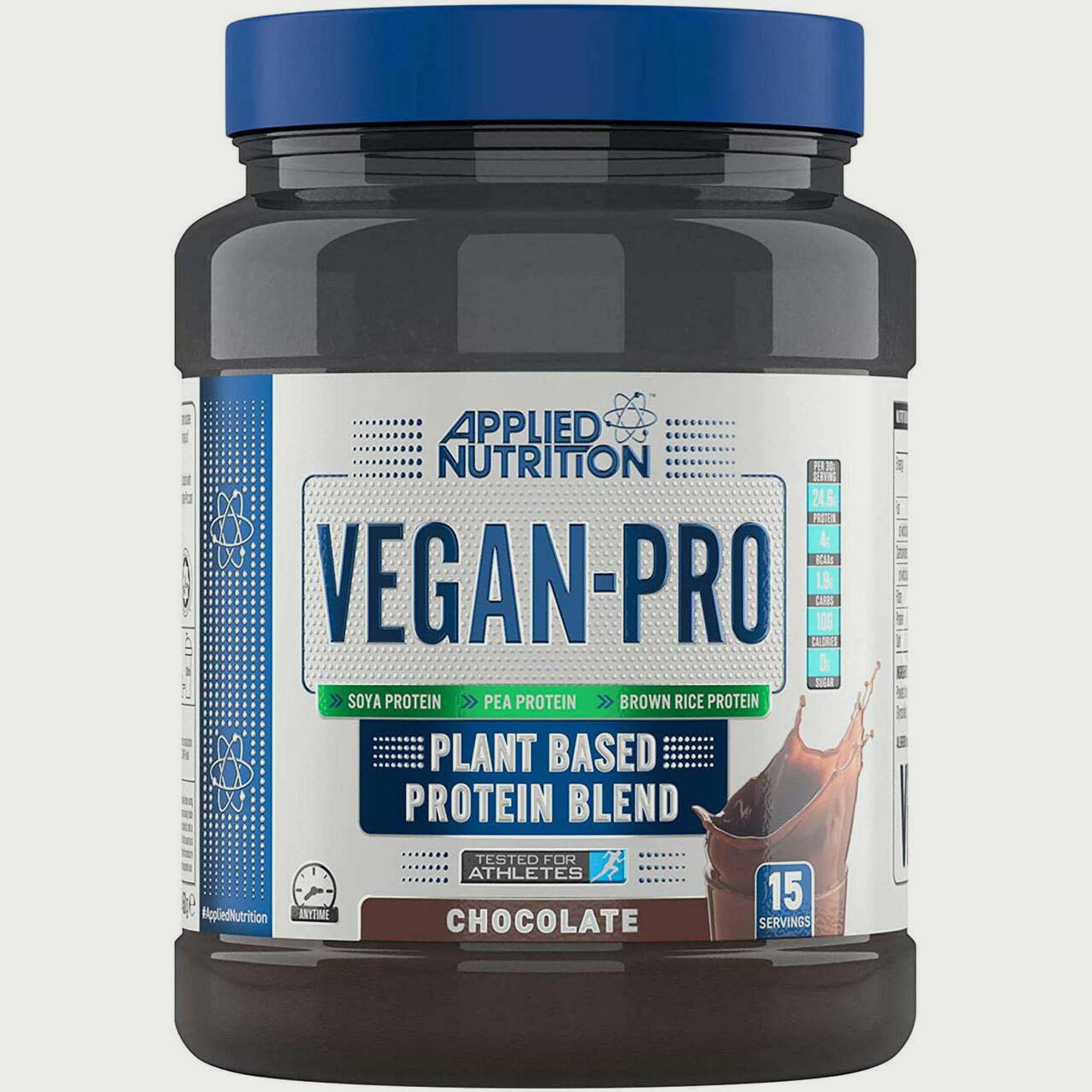 نباتي برو ، 450 جم (1 رطل) ، الشكولاتة، من ابلايد نيوترشن-sports-nutrition-proteins-image-1