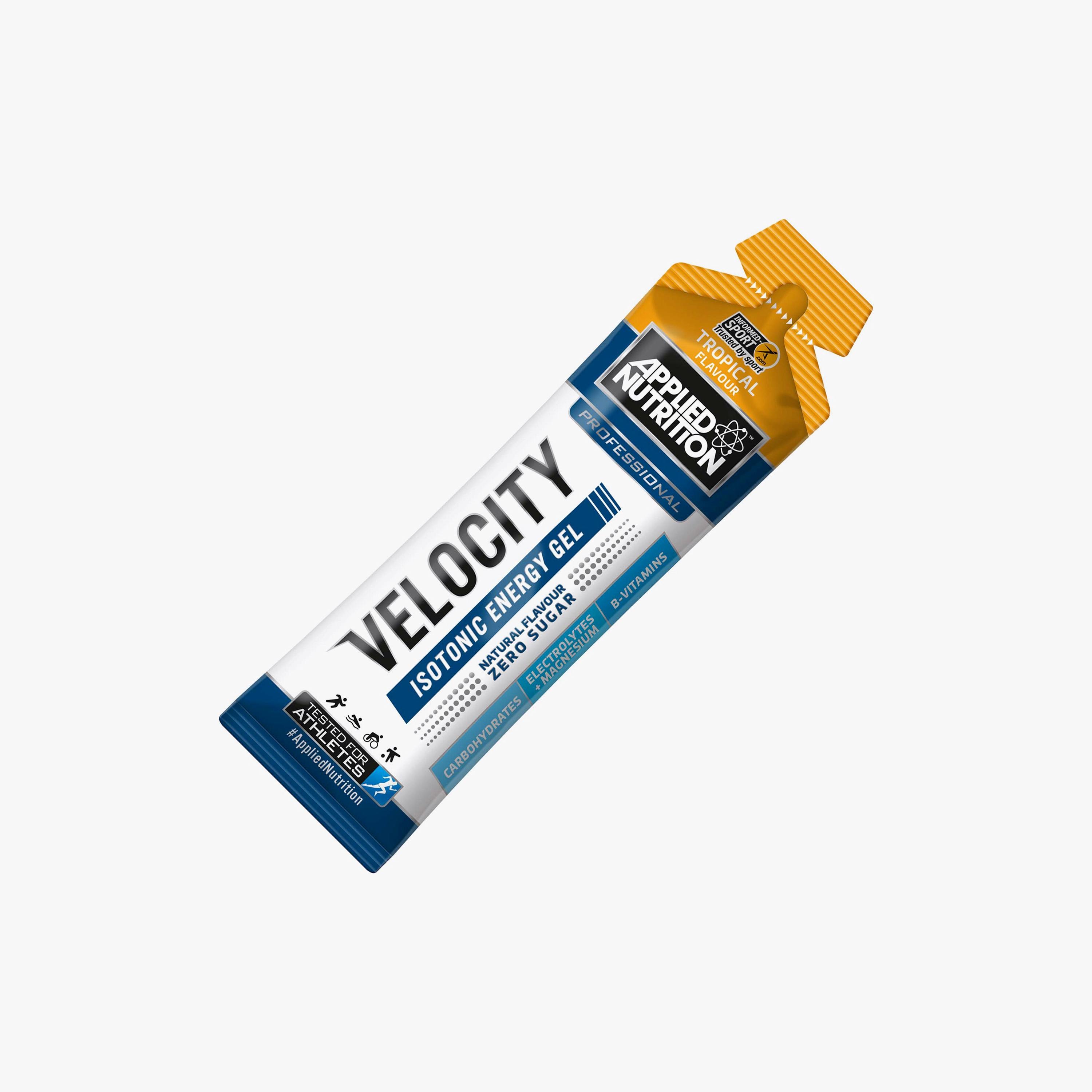 Velocity Isotonic Energy Gel, 1 Piece, Tropical, Applied Nutrition-sports-nutrition-prepostworkout-image-1