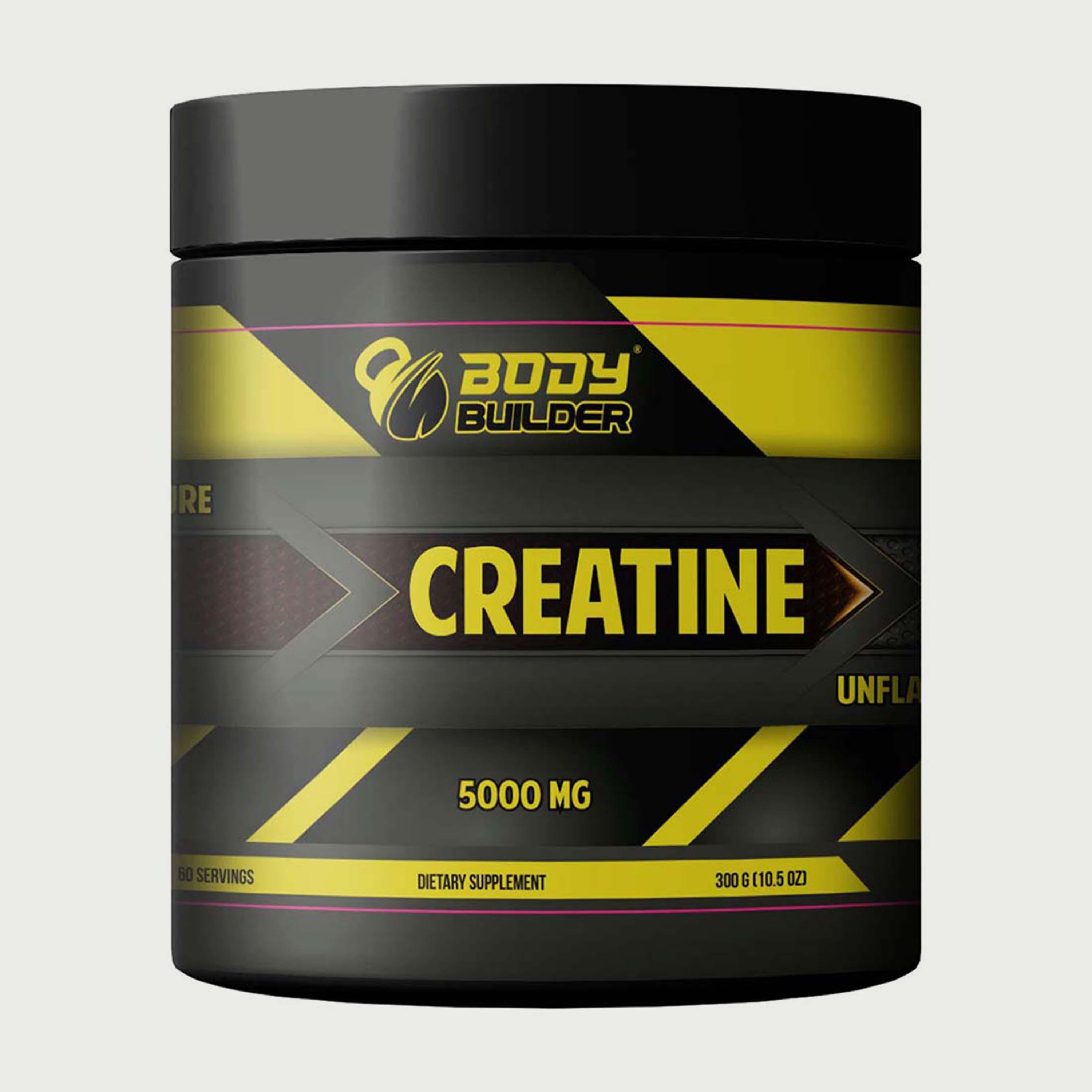 الكرياتين أحادي الهيدرات، حصص 60، بدون نكهات، من بودي بلدر-sports-nutrition-prepostworkout-image-1