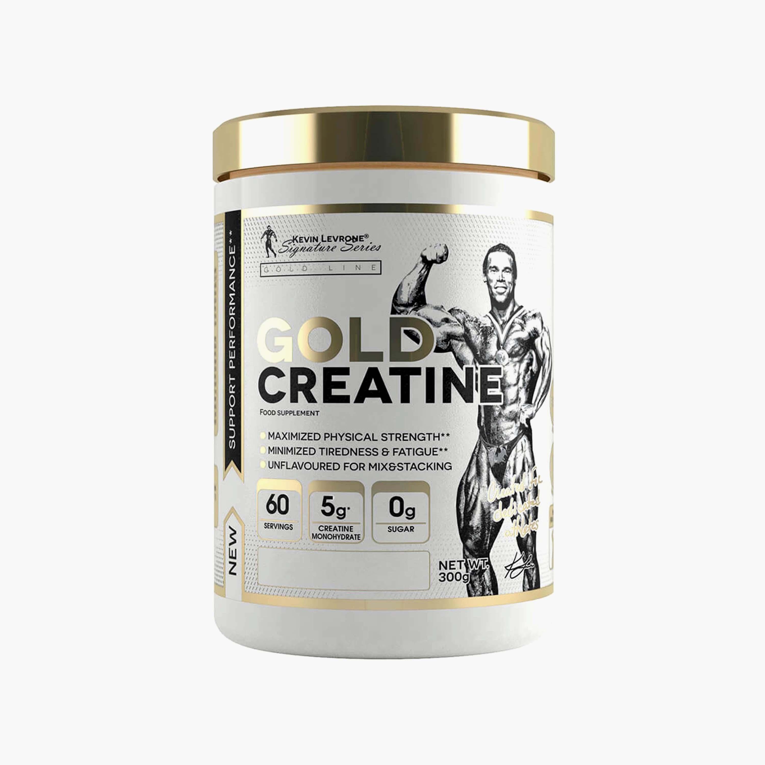كرياتين الذهبي، 300 جم (0.6 رطل)، بدون نكهات، من كيفين ليفرون-sports-nutrition-prepostworkout-image-1