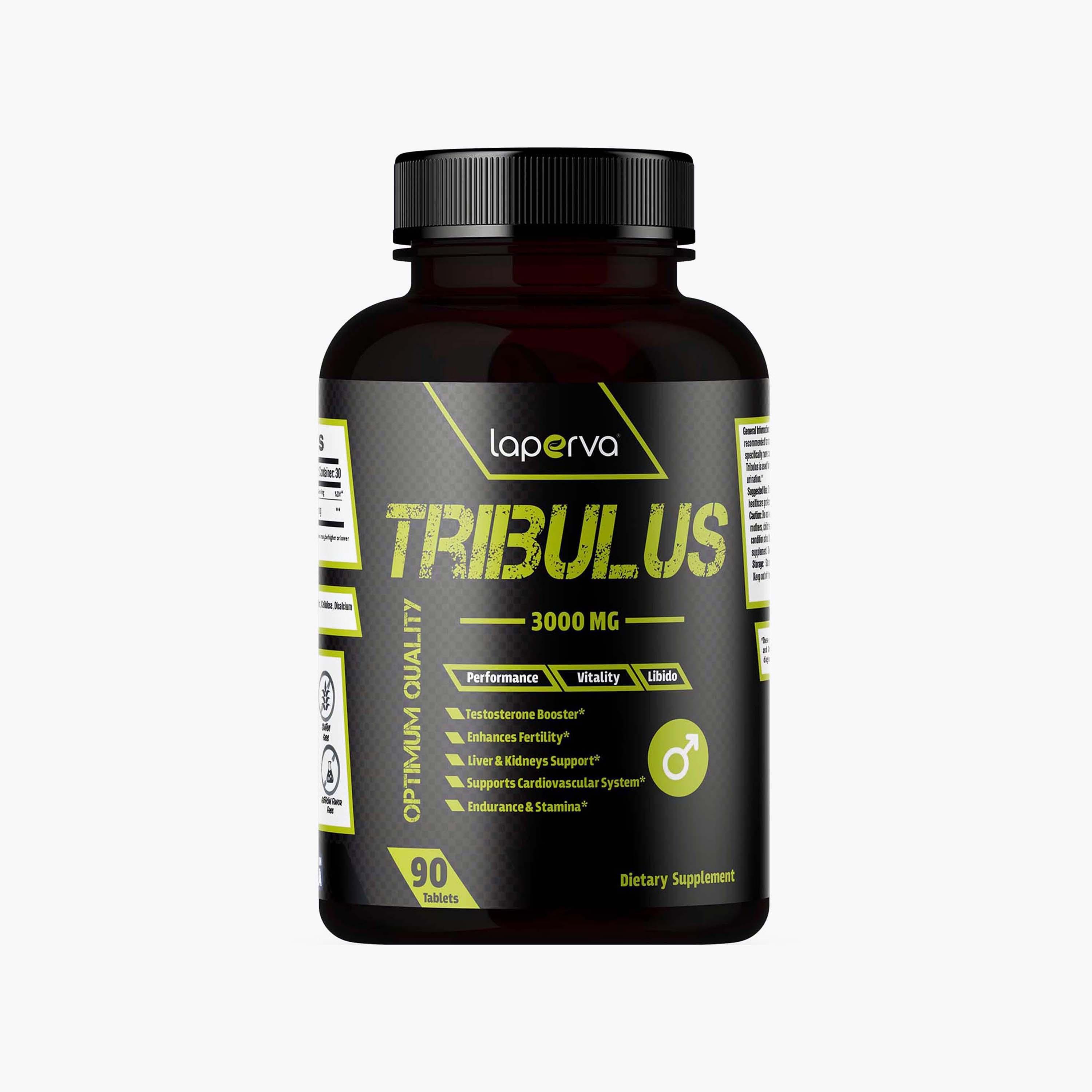 Tribulus, 90 Tablets, 3000 mg, Laperva-sports-nutrition-prepostworkout-image-1