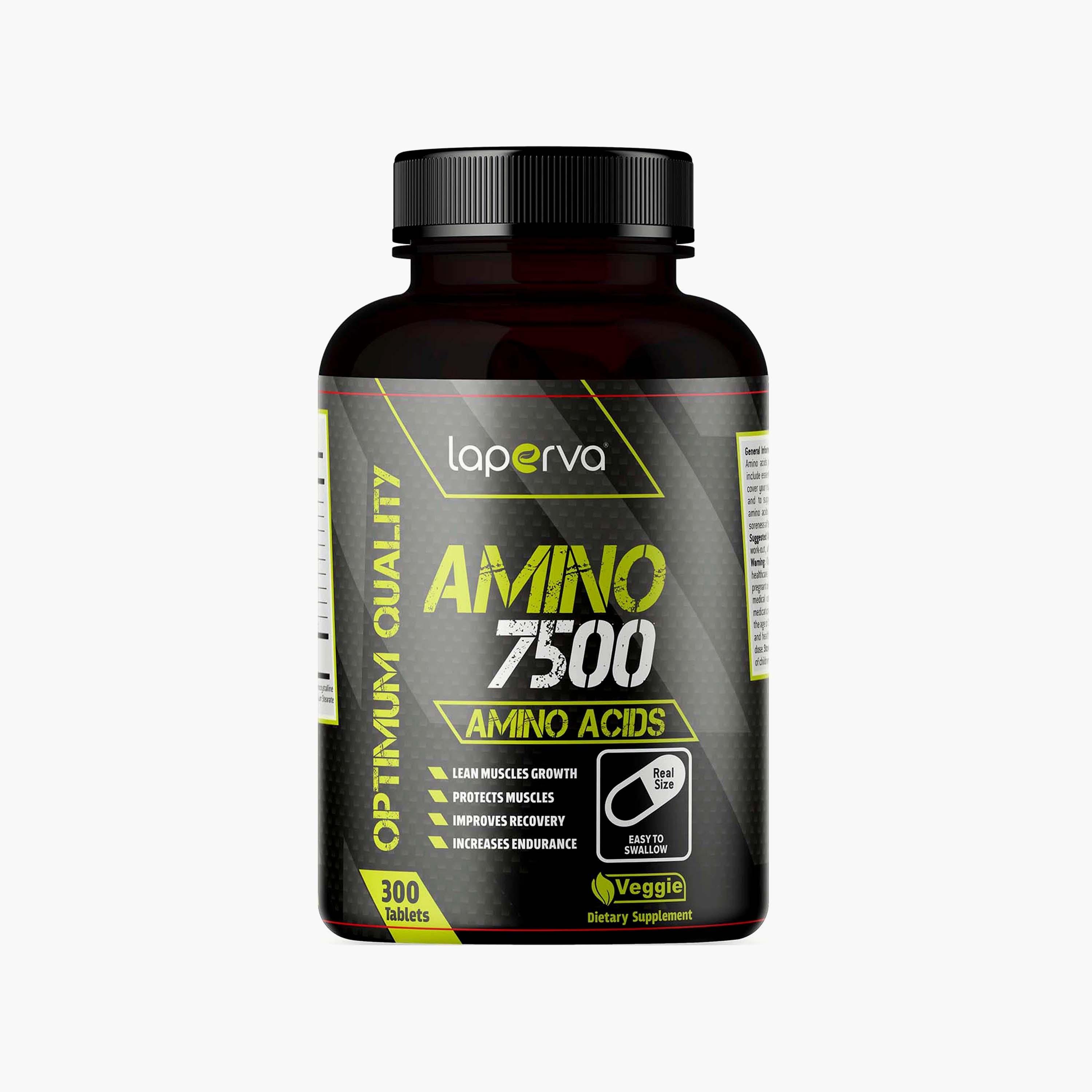 أقراص أمينية، 300 قرص، 7500 مجم، من لابيرفا-sports-nutrition-prepostworkout-image-1