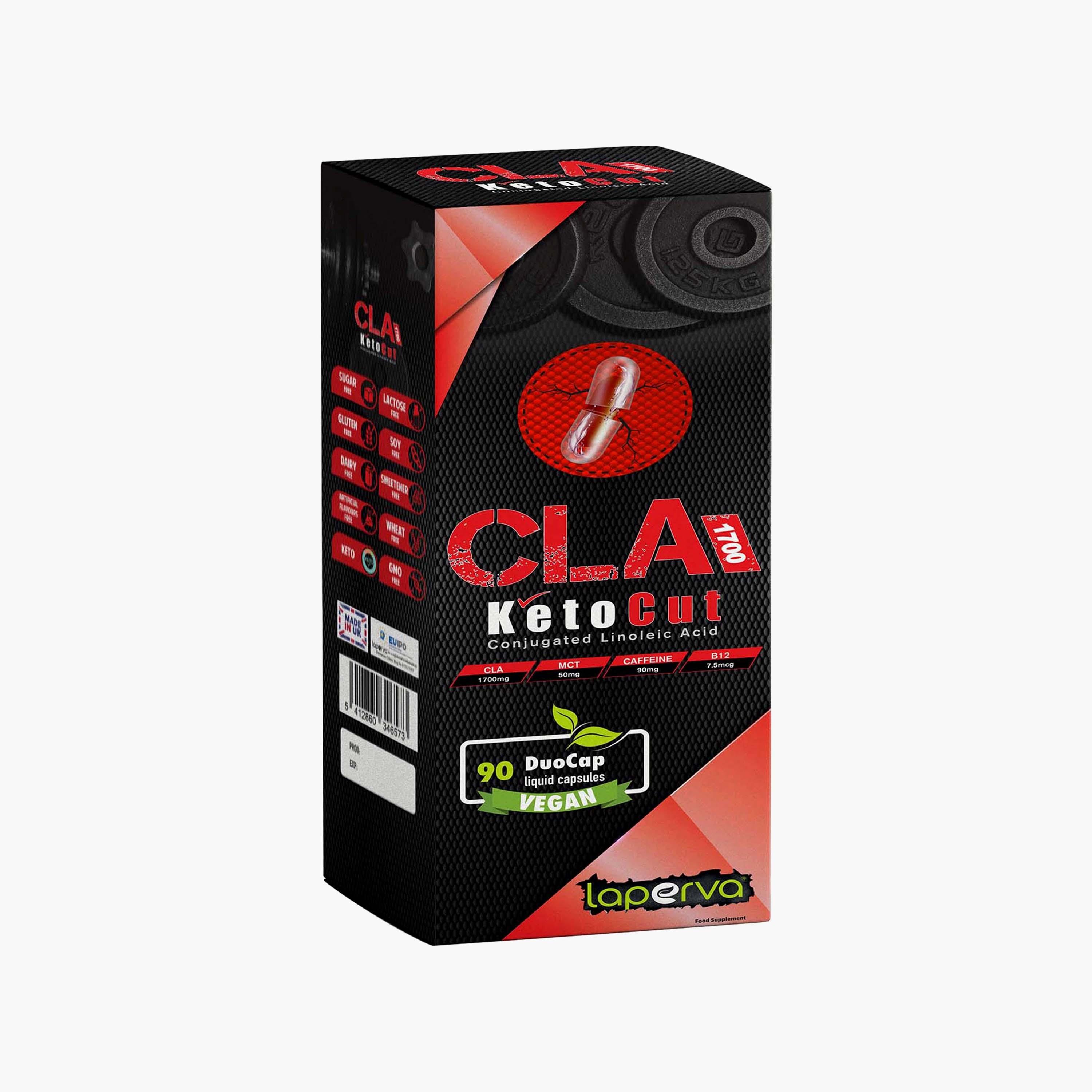 CLA Keto Cut, 90 Duo Cap, 1700 mg, Laperva-sports-nutrition-weightmanagement-image-1