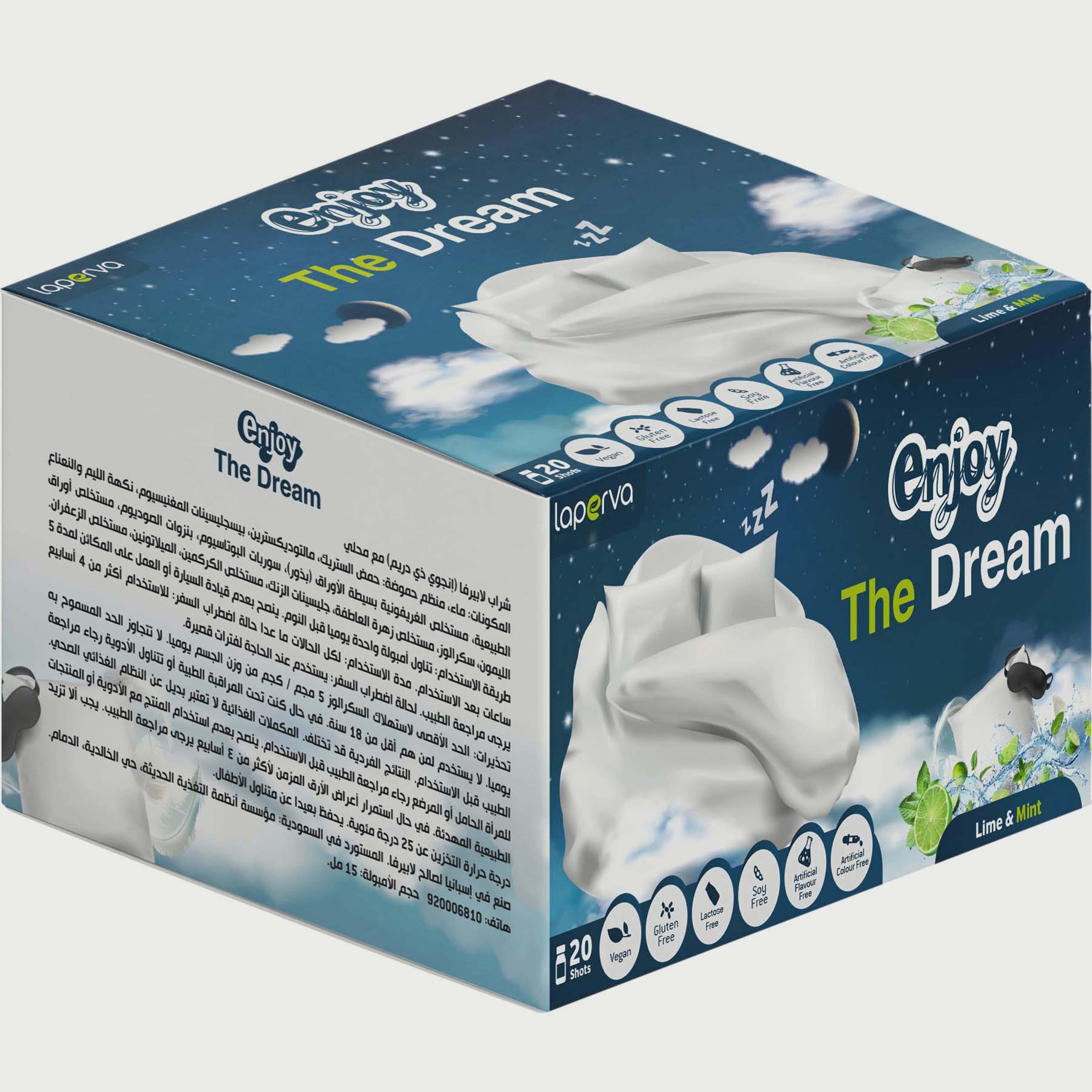 Enjoy the Dream, 20 Vials, Lime Mint, Laperva-sports-nutrition-vitaminshealthsupplements-image-1
