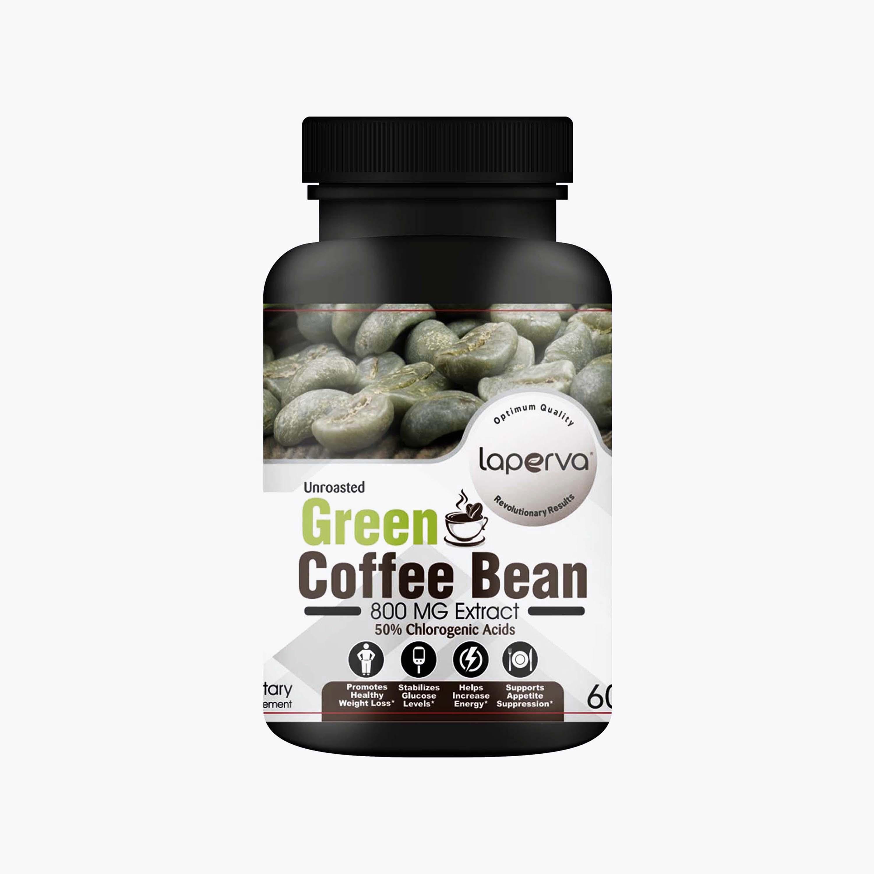 Green Coffee Bean, 60 Veggie Capsules, 800 mg, Laperva-sports-nutrition-weightmanagement-image-1