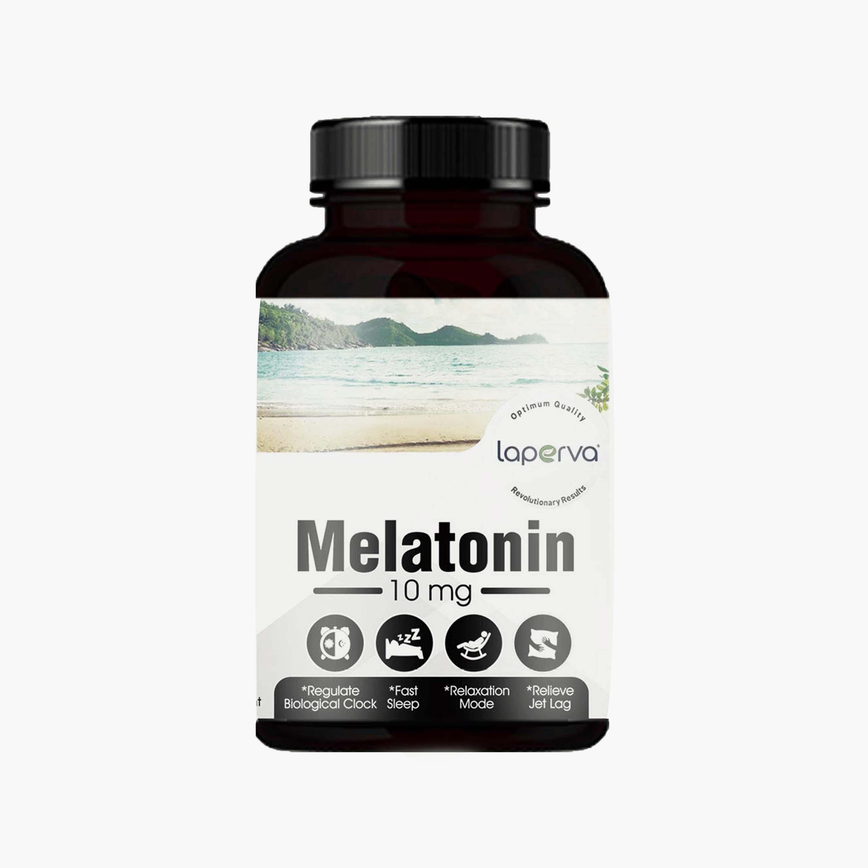 الميلاتونين، 60 قرصًا تحت اللسان، 10 مجم، من لابيرفا-sports-nutrition-vitaminshealthsupplements-image-1