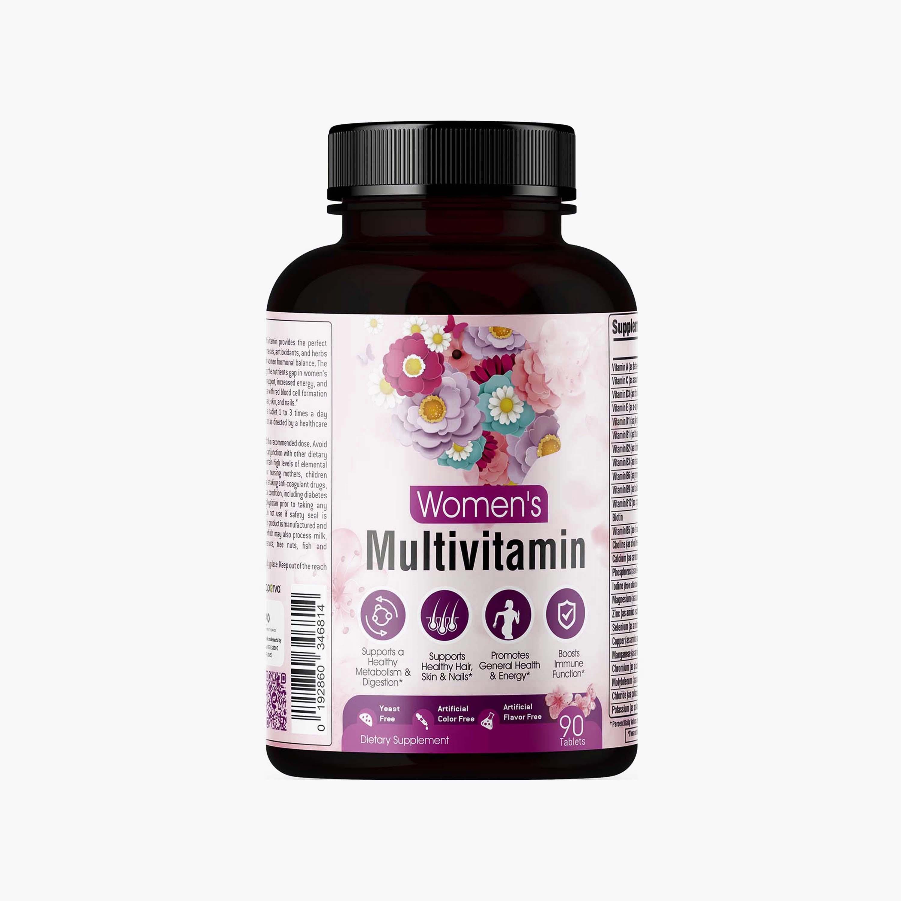 Women’s Multivitamin, 90 Tablets, Laperva-sports-nutrition-vitaminshealthsupplements-image-1