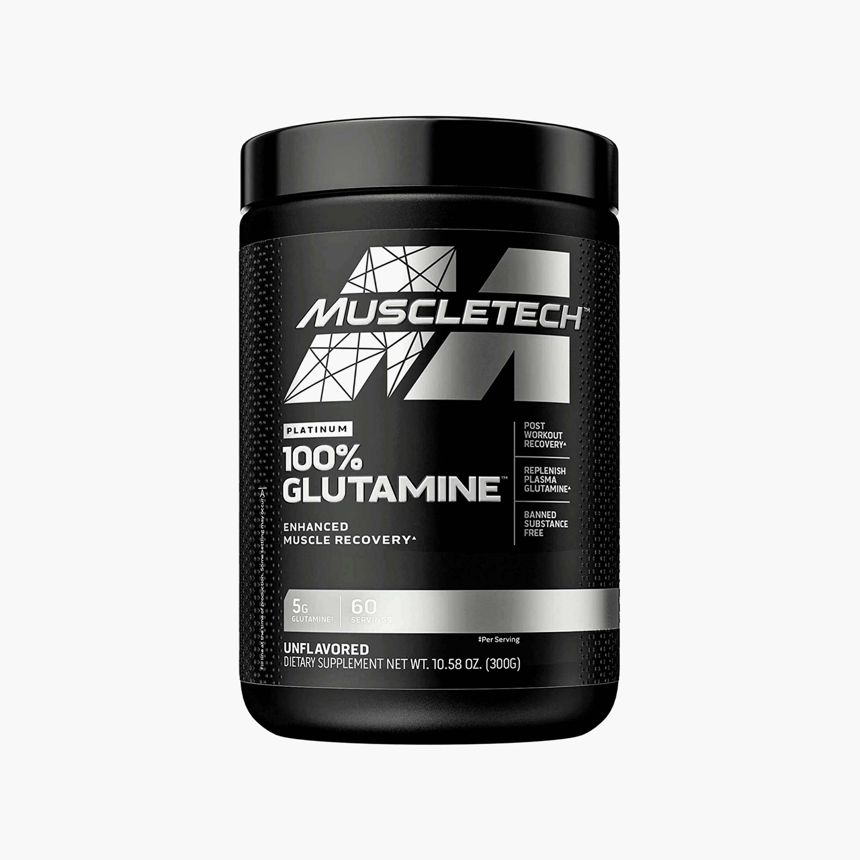 Platinum Glutamine, 60, Unflavored, Muscletech-sports-nutrition-prepostworkout-image-1