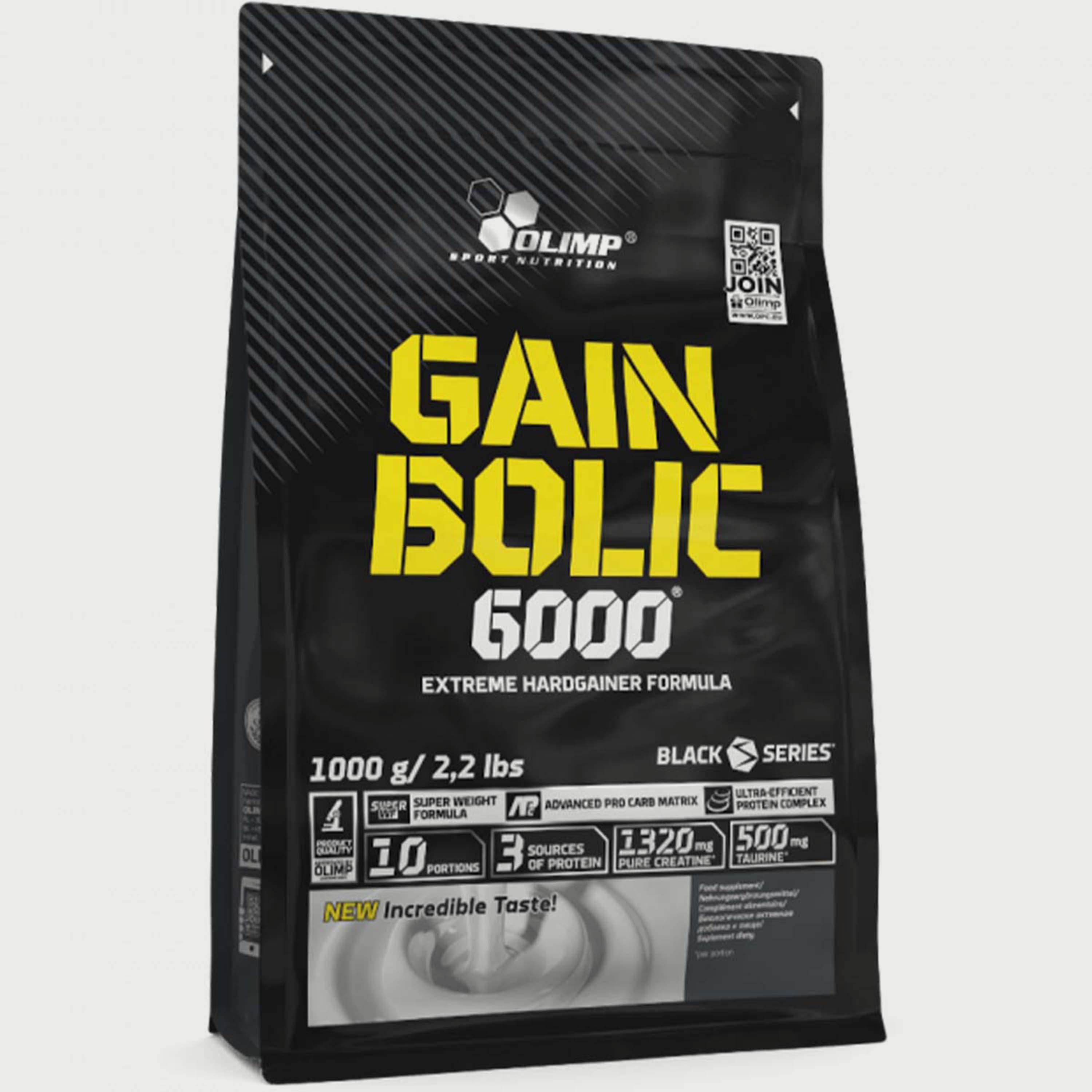 غين بوليك 6000 ، 2.2 رطل (1 كجم) ، الموز، من أوليمب سبورت نيوترشن-sports-nutrition-proteins-image-1