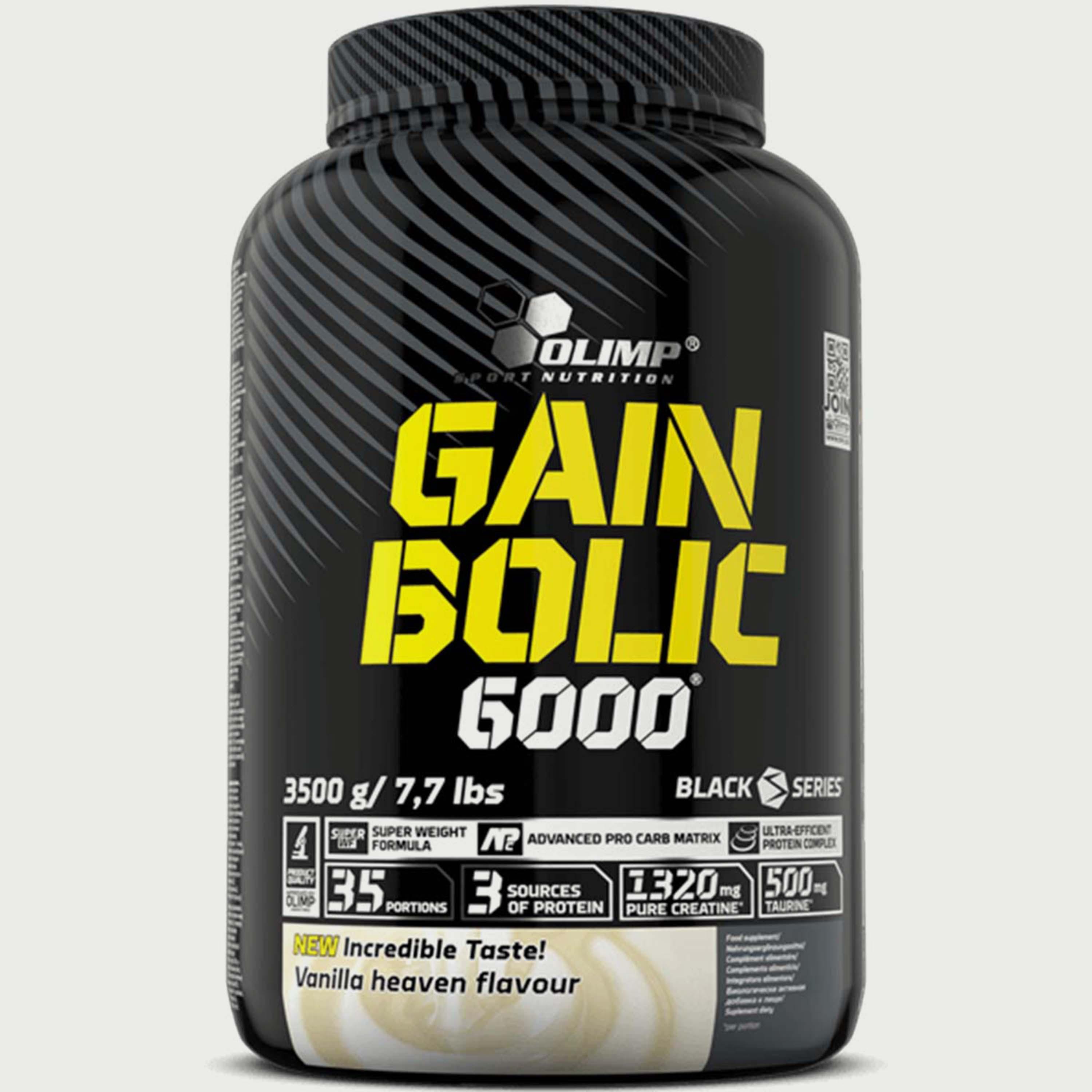 Gain Bolic 6000, 7.7 Lb (3.2 Kg), Vanilla, Olimp Sport Nutrition-sports-nutrition-proteins-image-1