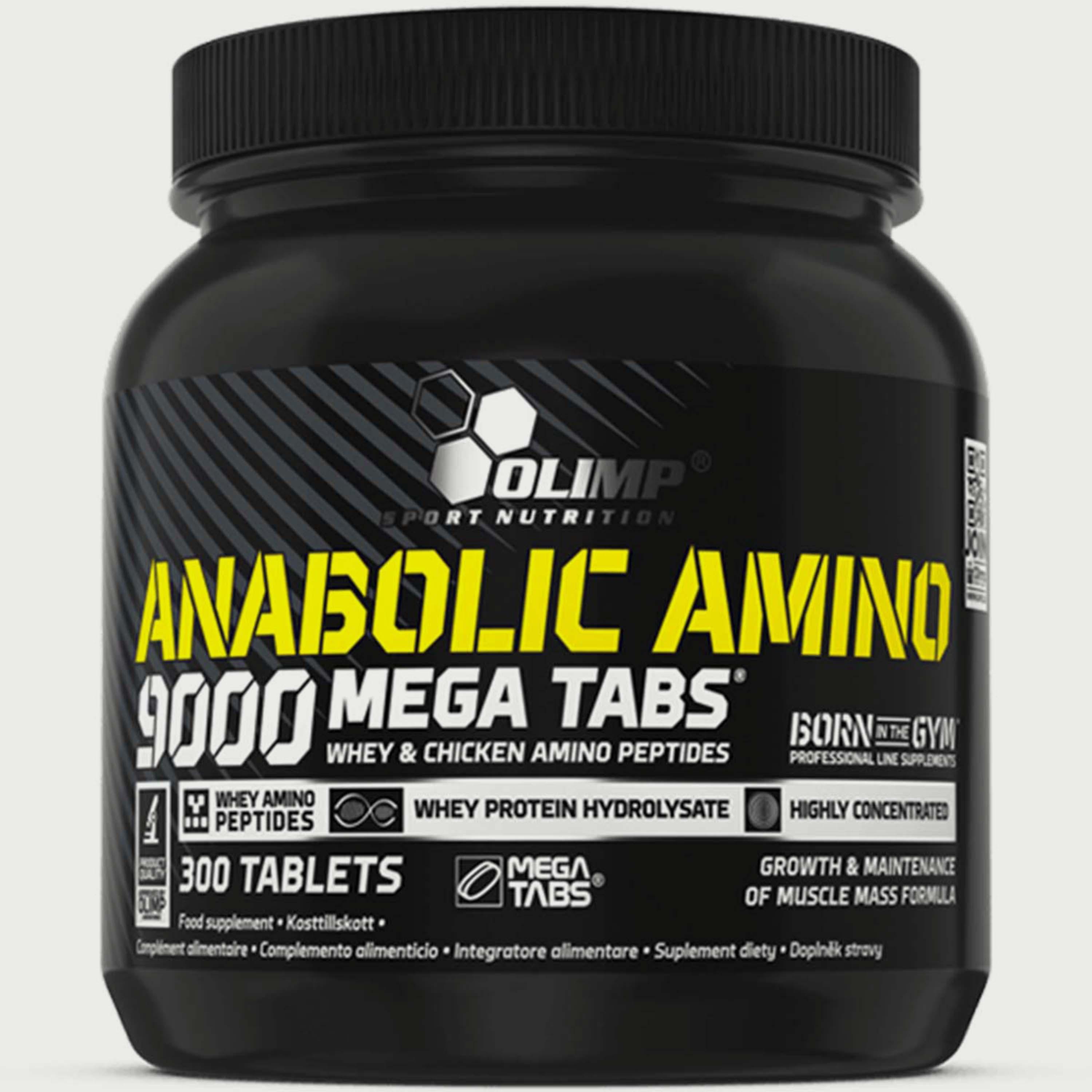 أقراص أنابوليك أمينو 9000 ميجا، 300 قرص، من أوليمب سبورت نيوترشن-sports-nutrition-prepostworkout-image-1