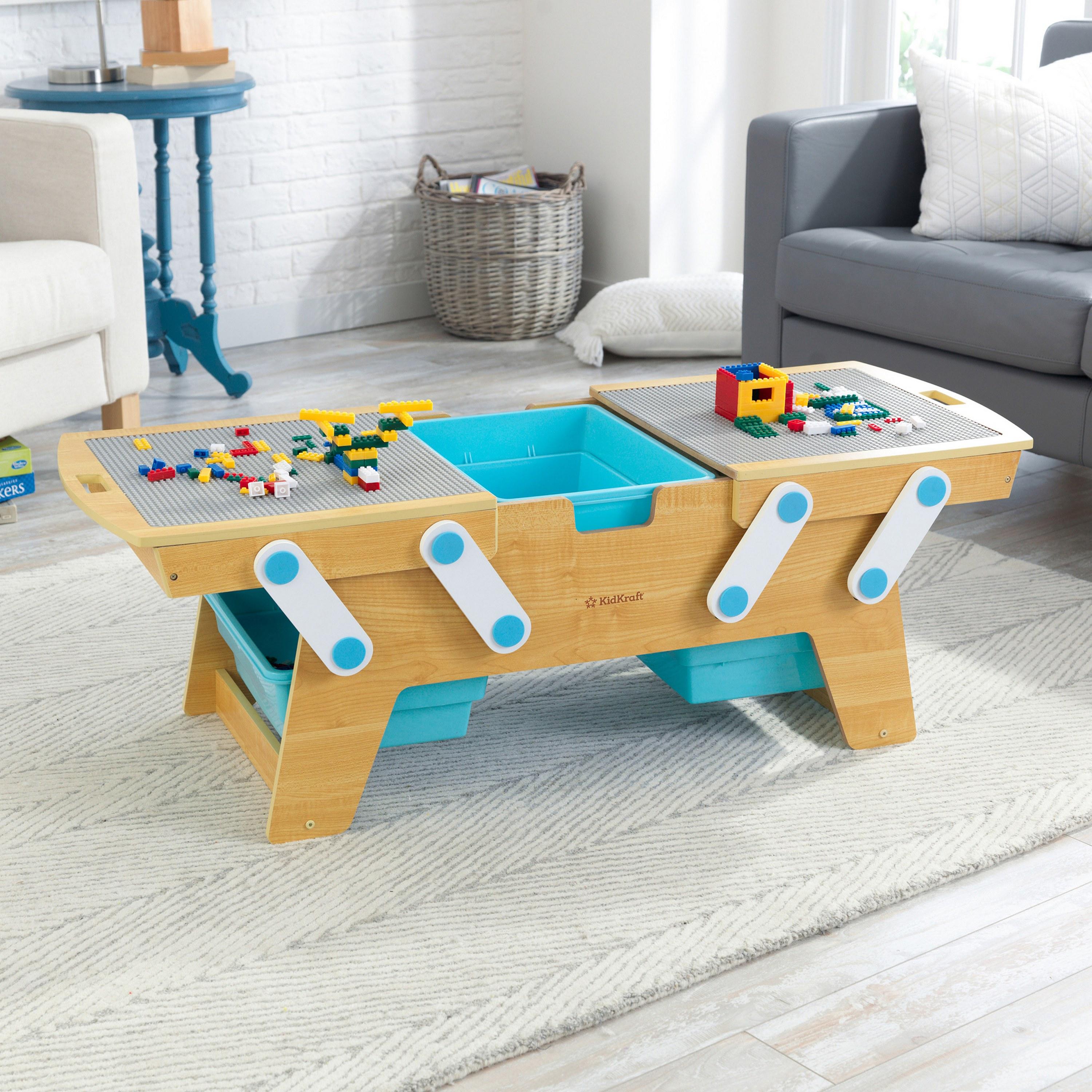 Buy Kidkraft Building Bricks Play N Store Table Online Babyshop UAE