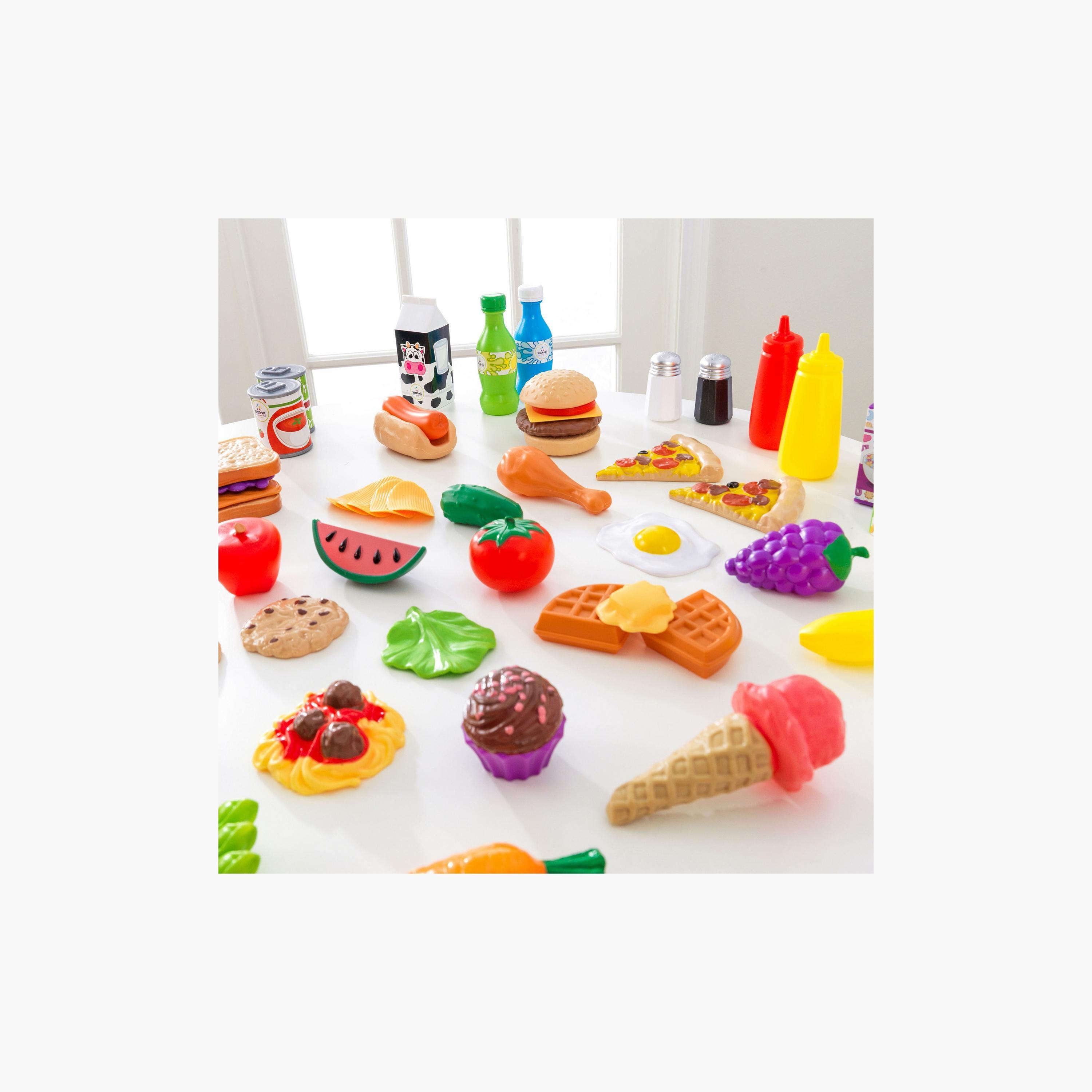 KidKraft 65-Piece Pretend Play Food Set - 3 Years+-toys-roleplay-playfoods-image-4