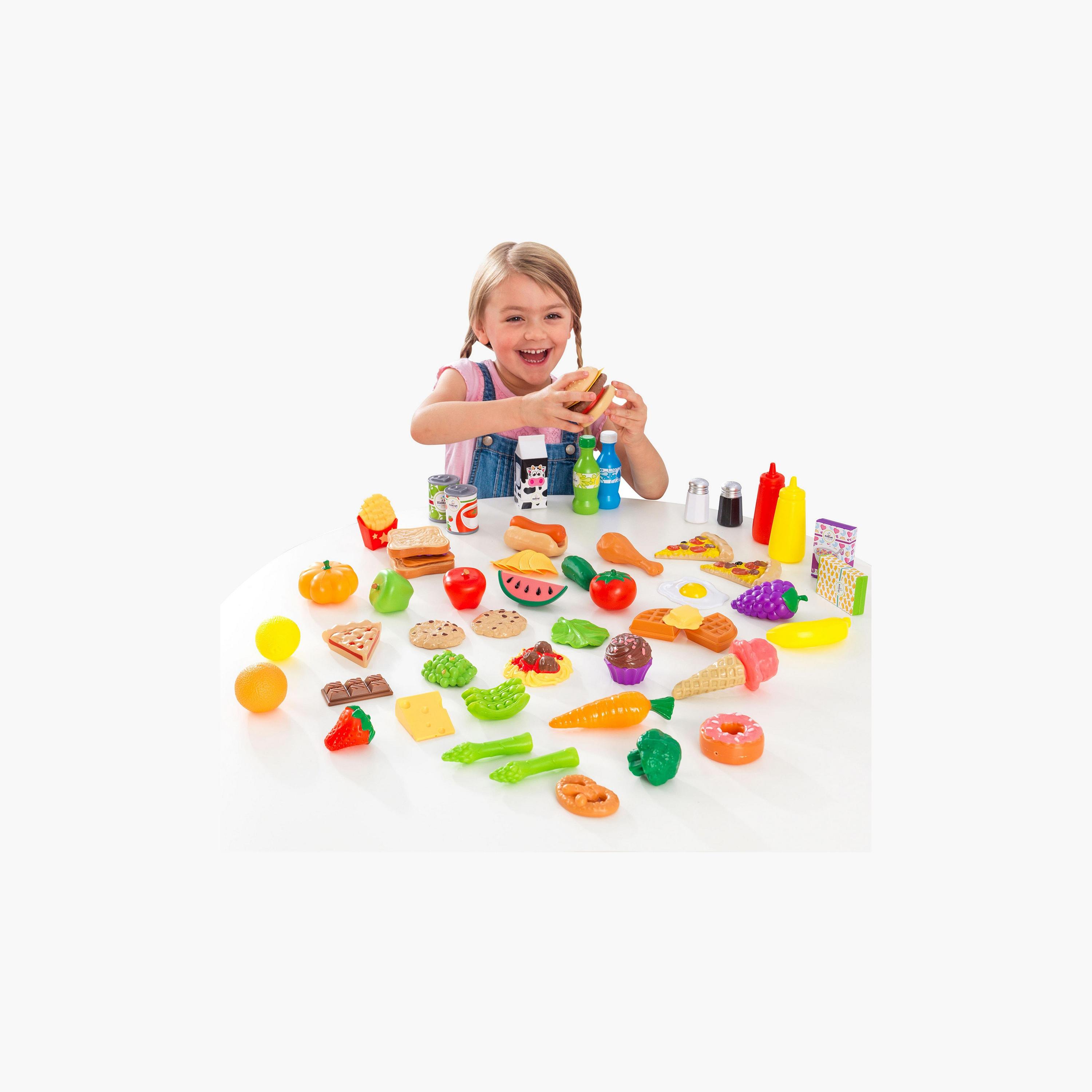 KidKraft 65-Piece Pretend Play Food Set - 3 Years+-toys-roleplay-playfoods-image-5