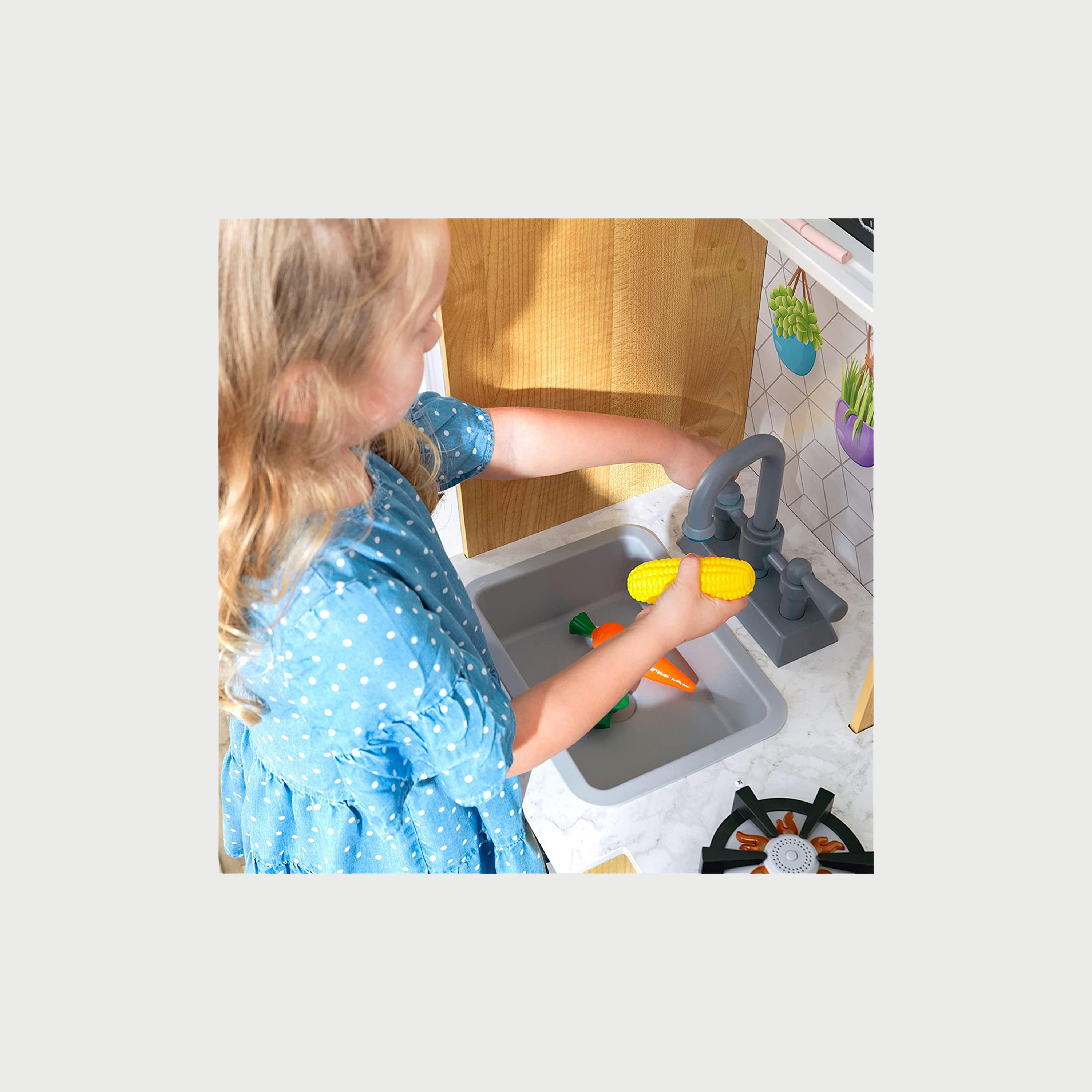 طقم ألعاب مطبخ فريش هارفست من كيد كرافت-toys-roleplay-kitchensets-image-5