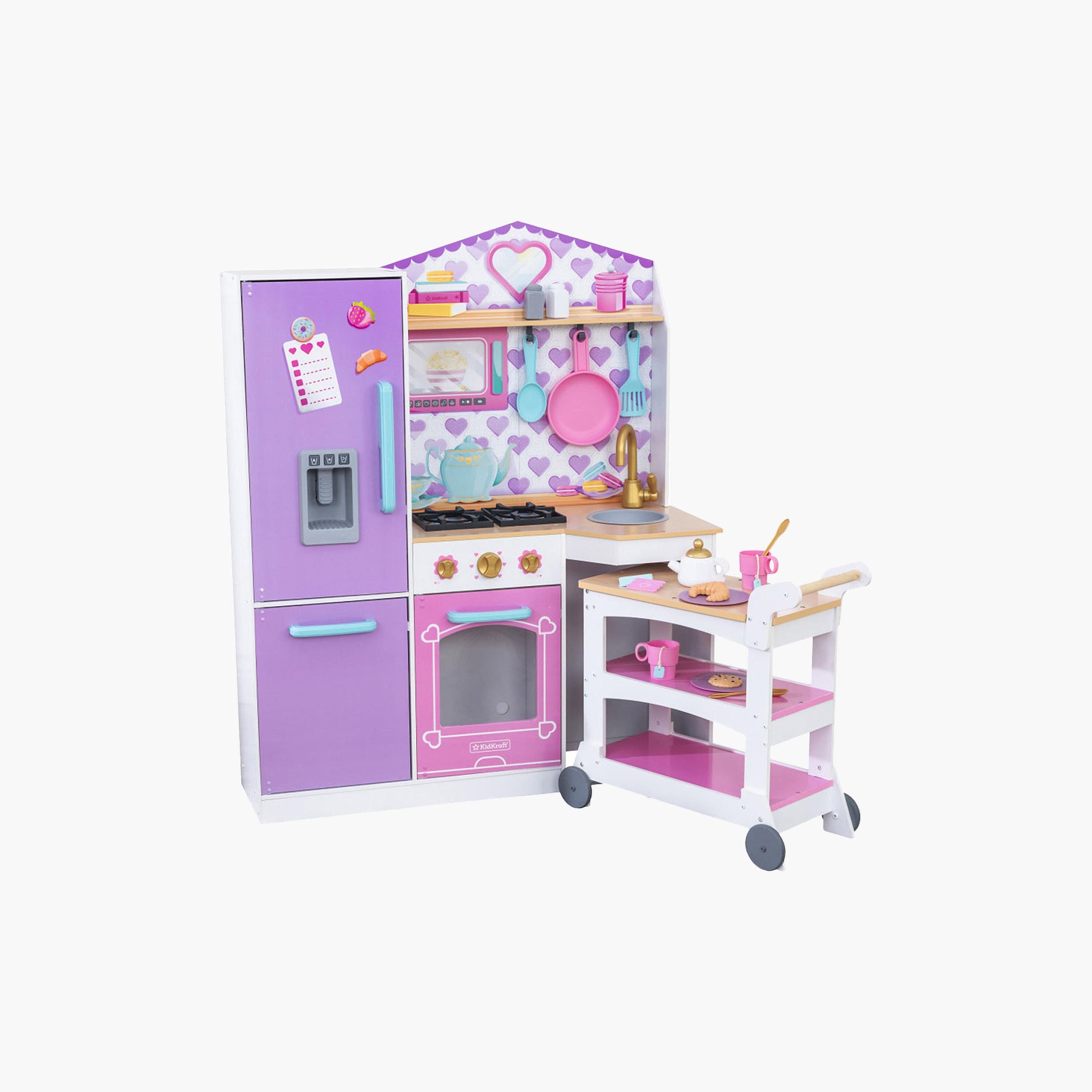 طقم ألعاب مطبخ وعربة سويت سناك تايم من كيد كرافت-toys-roleplay-kitchensets-image-1