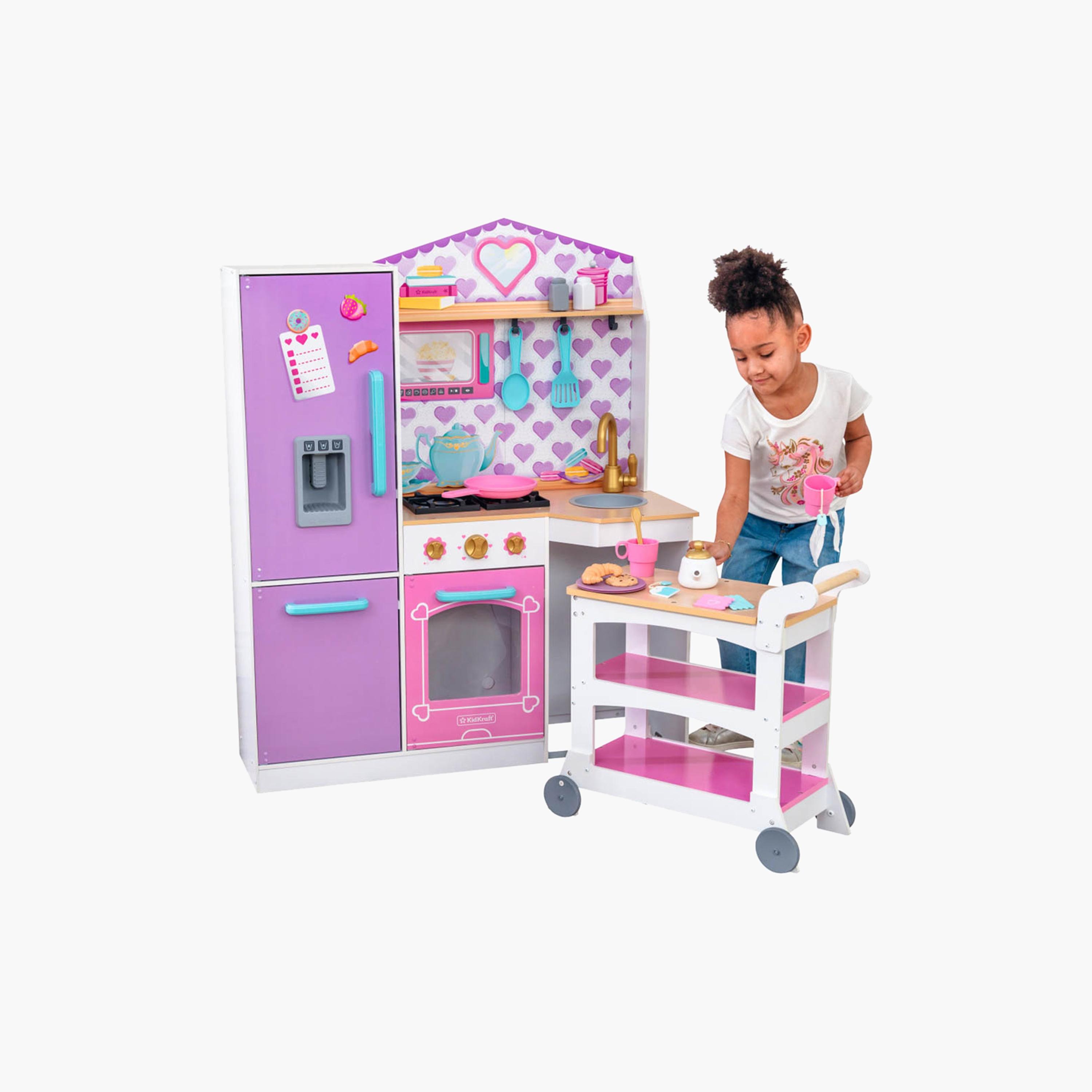 طقم ألعاب مطبخ وعربة سويت سناك تايم من كيد كرافت-toys-roleplay-kitchensets-image-2