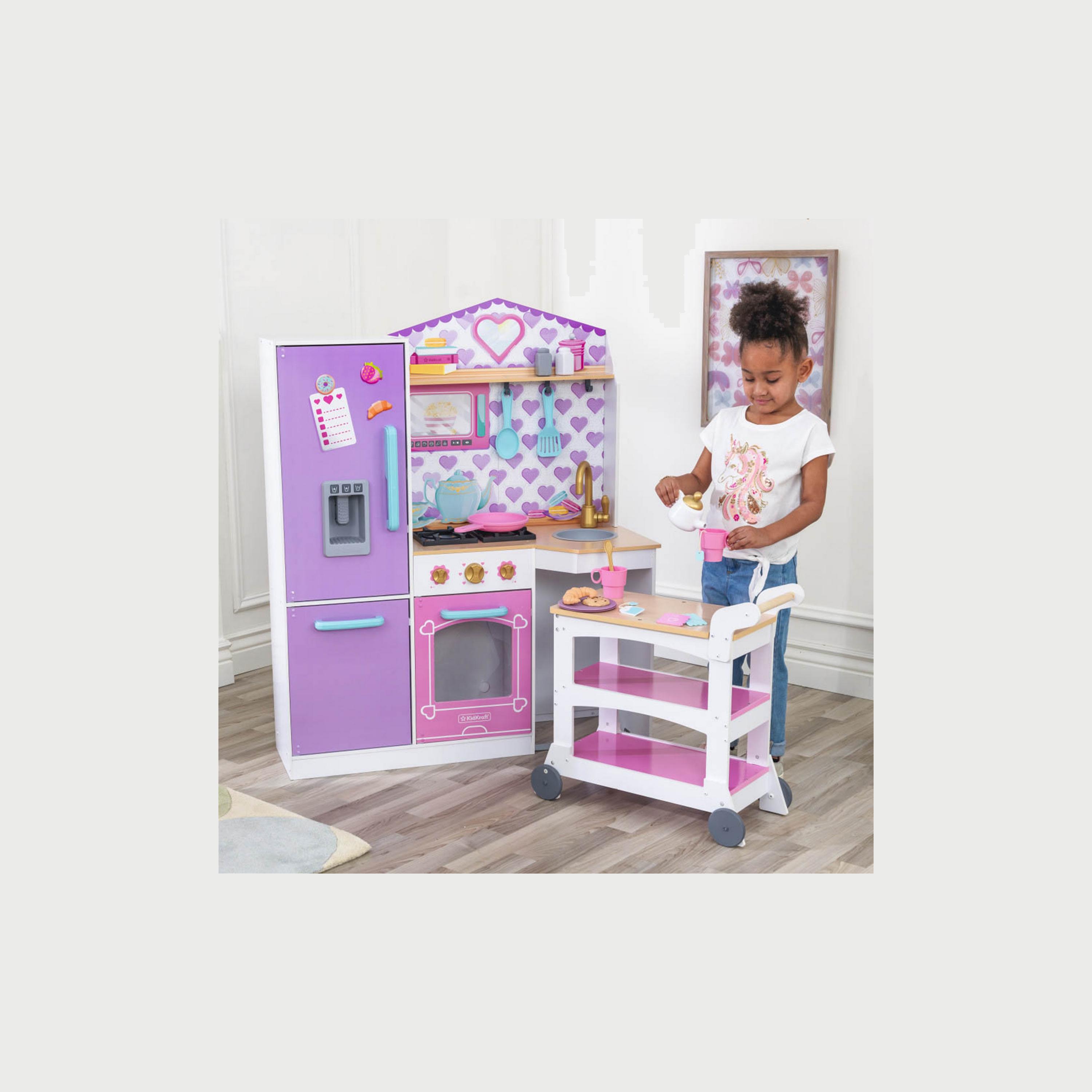 طقم ألعاب مطبخ وعربة سويت سناك تايم من كيد كرافت-toys-roleplay-kitchensets-image-3