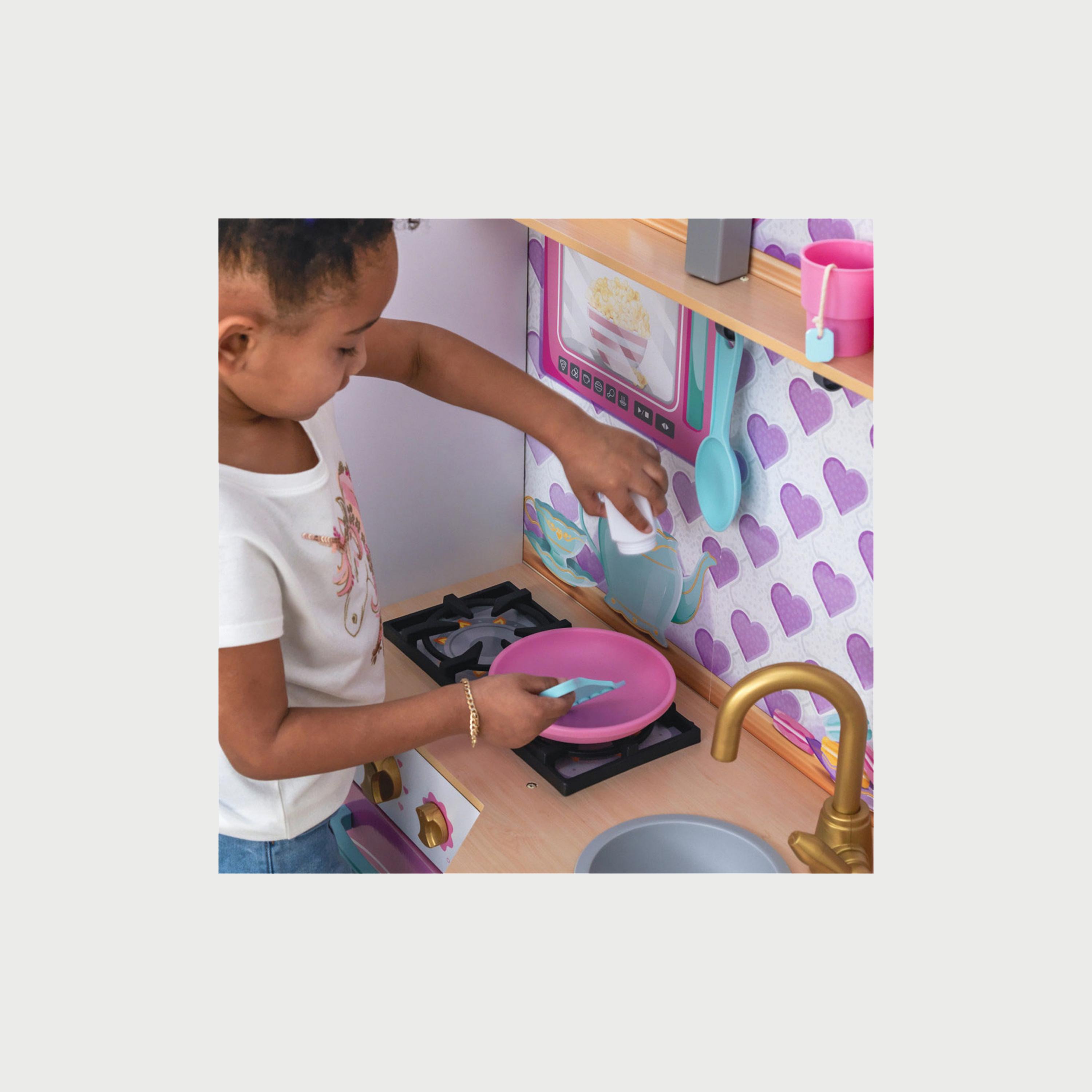 طقم ألعاب مطبخ وعربة سويت سناك تايم من كيد كرافت-toys-roleplay-kitchensets-image-4