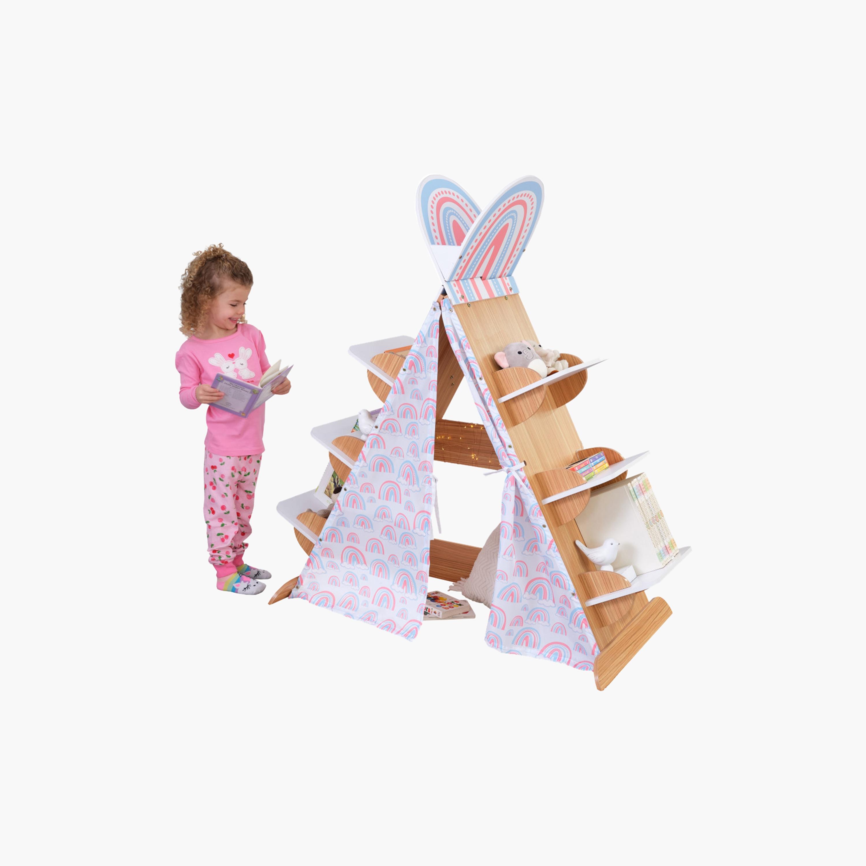 Kidkraft Book Nook Tent with Shelves-baby-nursery-furniture-wardrobesandstorage-image-2