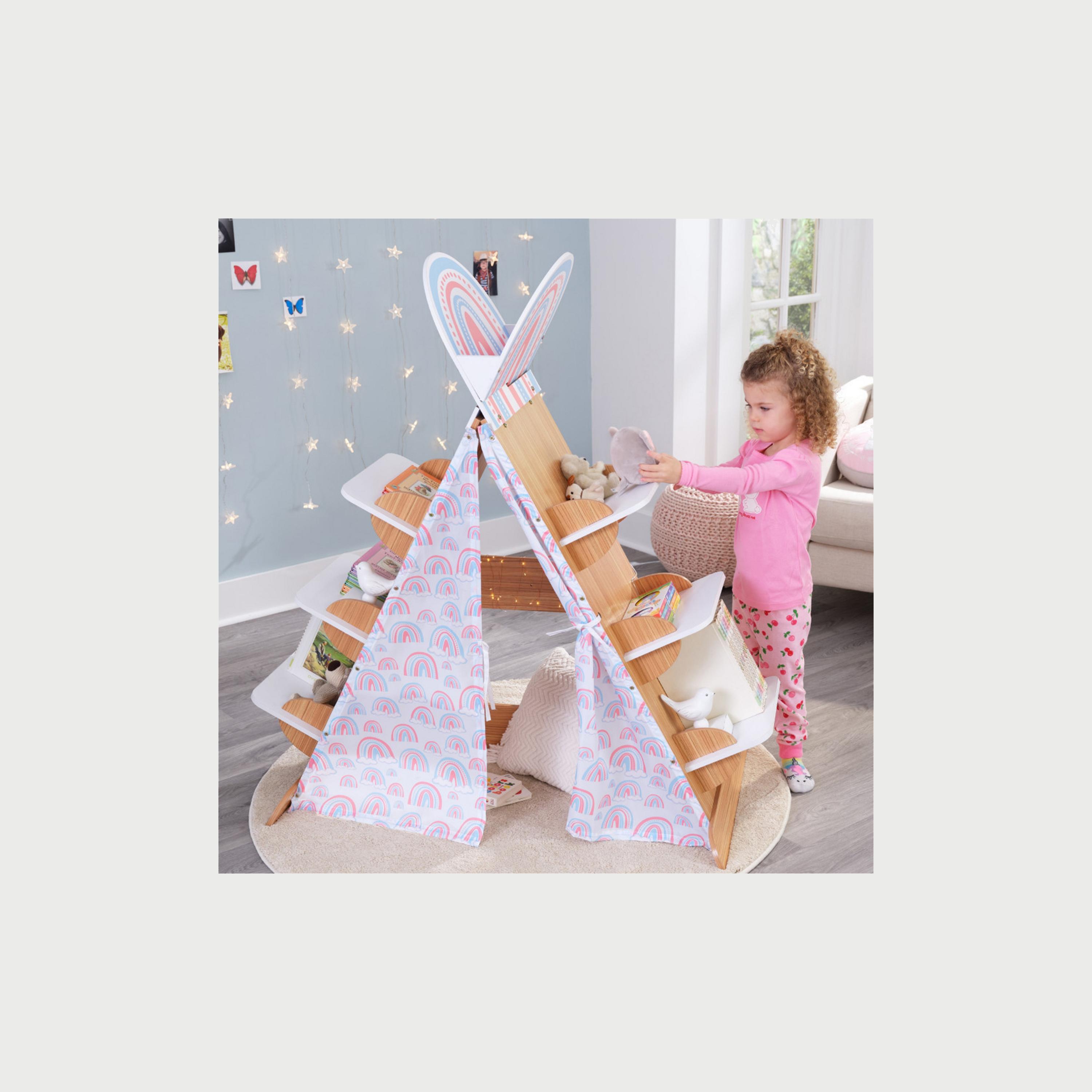Kidkraft Book Nook Tent with Shelves-baby-nursery-furniture-wardrobesandstorage-image-3