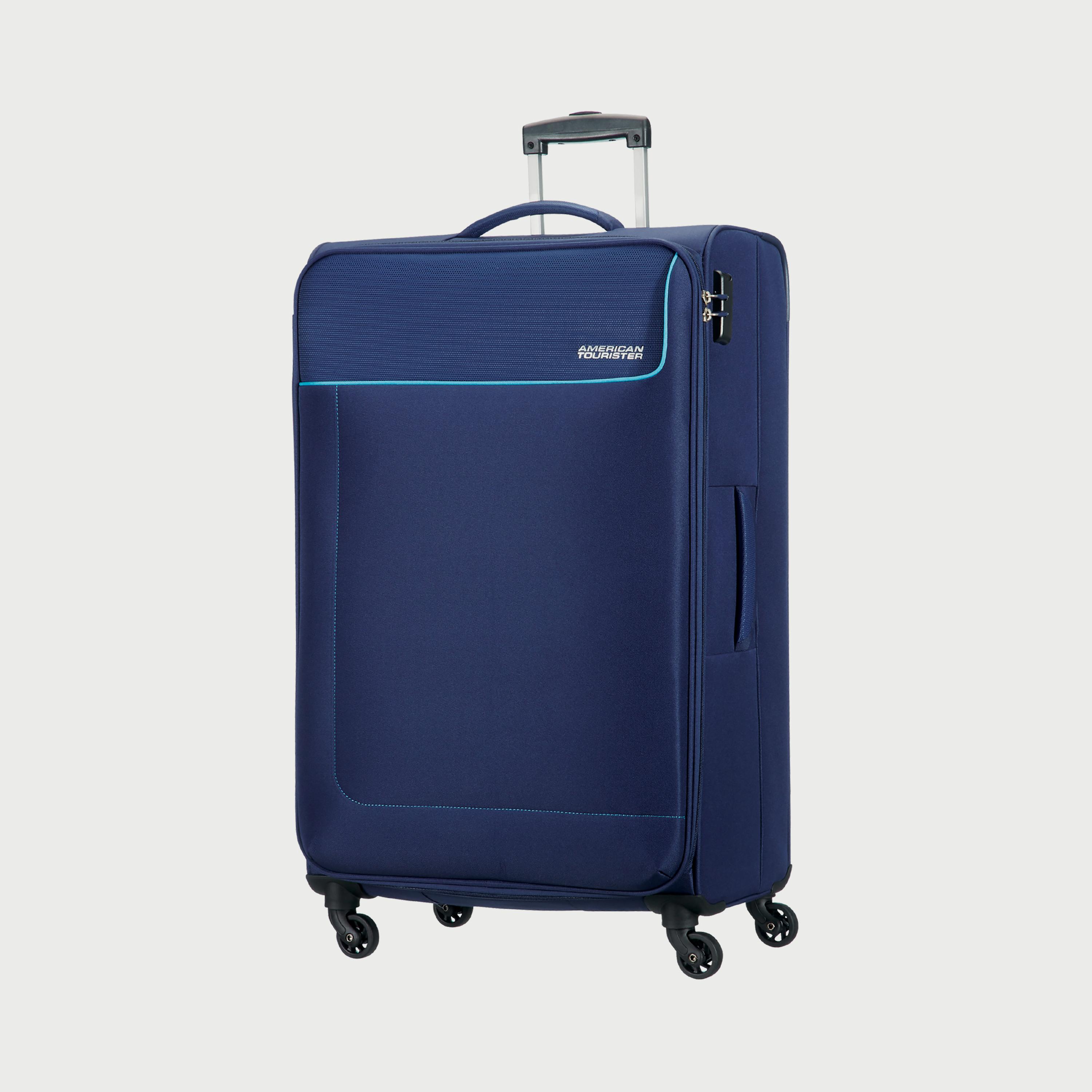 American Tourister 80CM Jamaica Soft Large Check-in Luggage Travel Trolley Bag Navy | 27O41003-travel-luggagesandbags-luggage-image-1