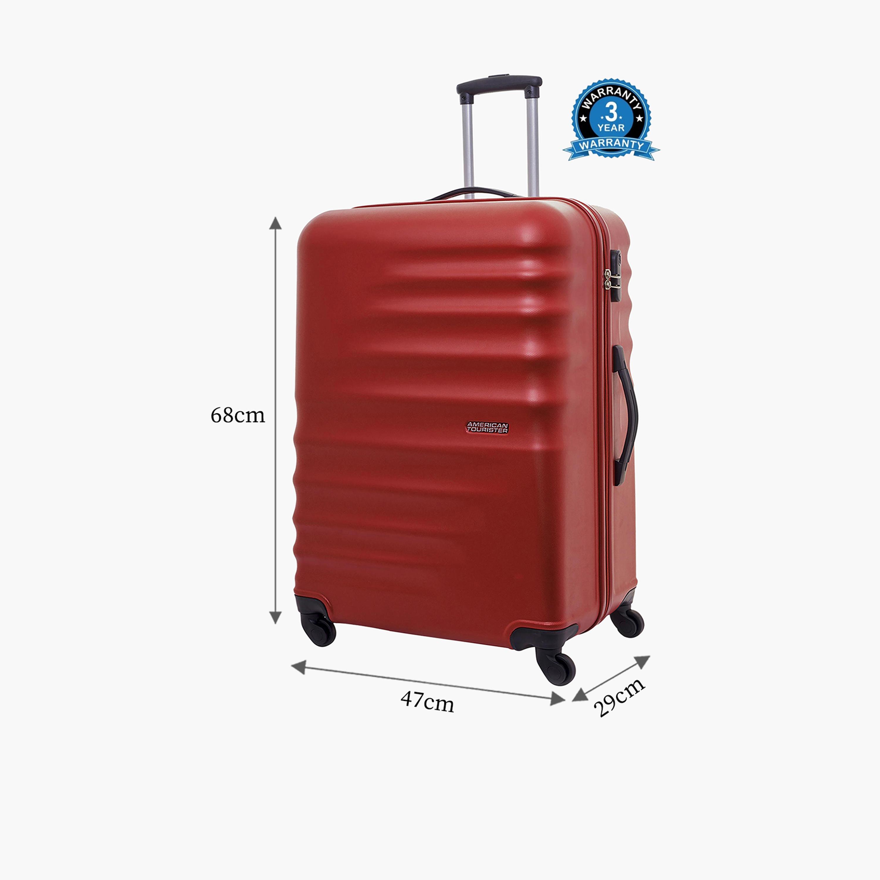 American Tourister Preston 67 CM Medium Check-in Polypropylene Hardcase 4-Wheeler Spinner Trolley Bag with TSA Lock-travel-luggagesandbags-luggage-image-2