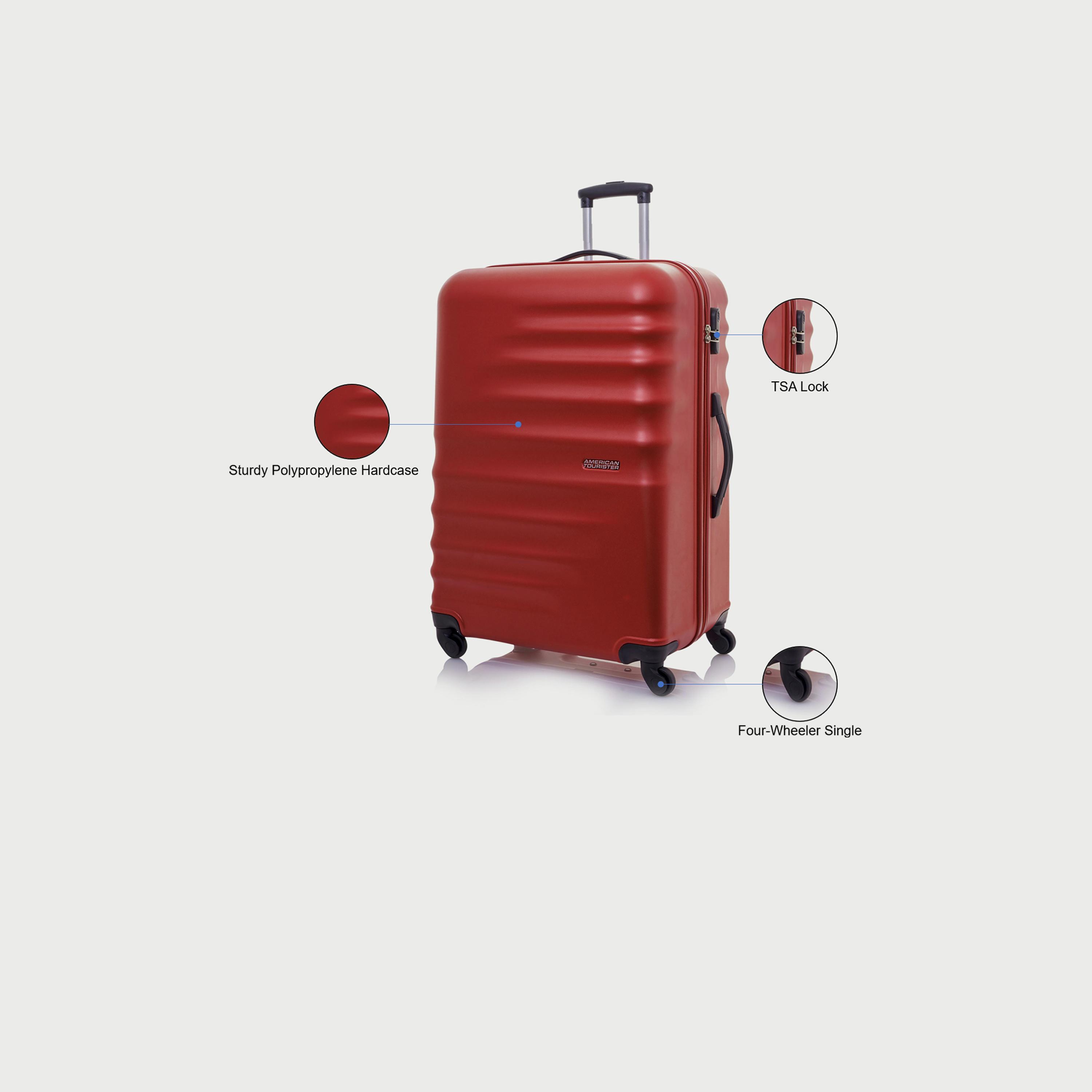 American Tourister Preston 77 CM Large Check-in Polypropylene Hardcase 4-Wheeler Spinner Trolley Bag with TSA Lock-travel-luggagesandbags-luggage-image-3