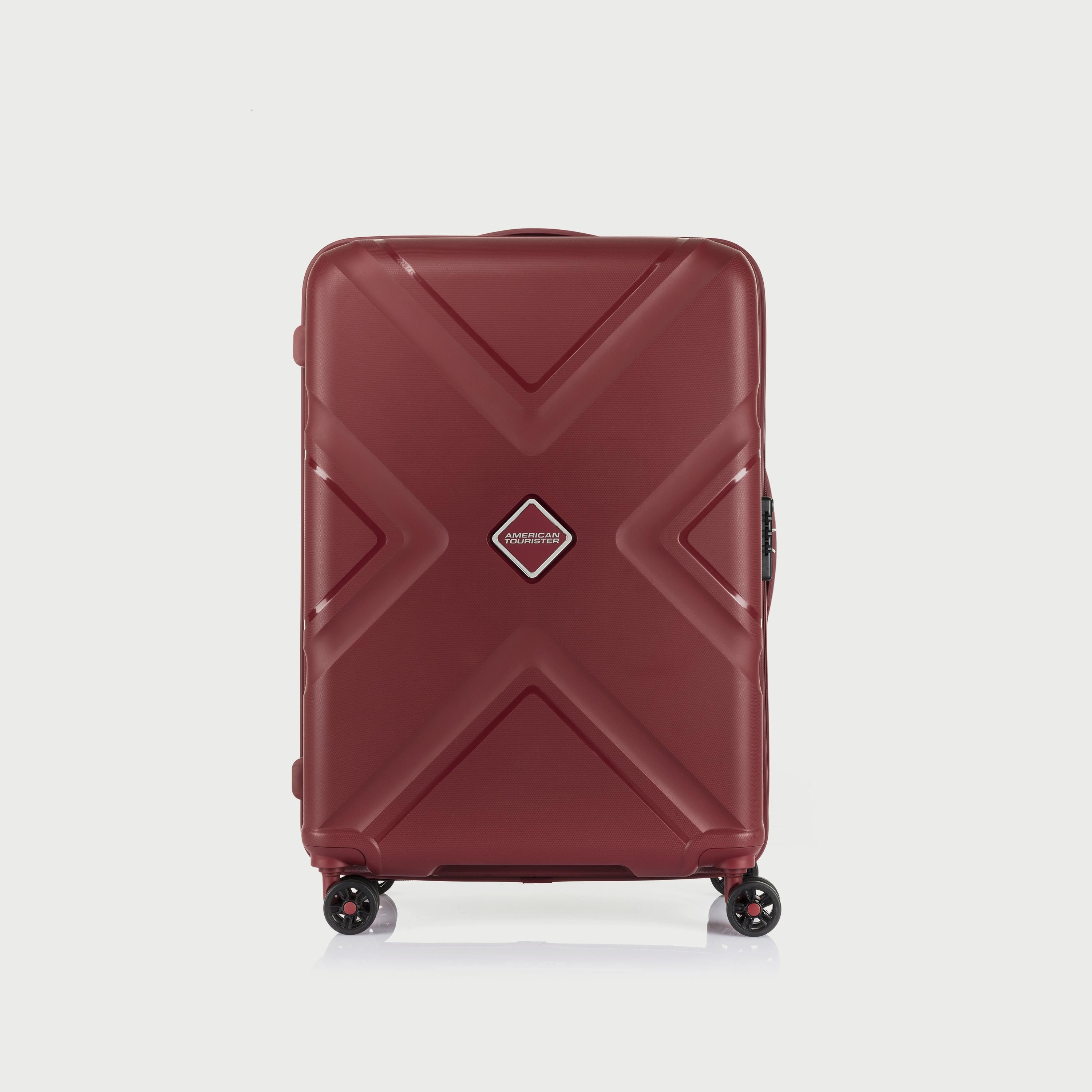 American Tourister Set of 3 Textured Hardcase Trolley Bag with Retractable Handle | LE200104-travel-luggagesandbags-luggage-image-3