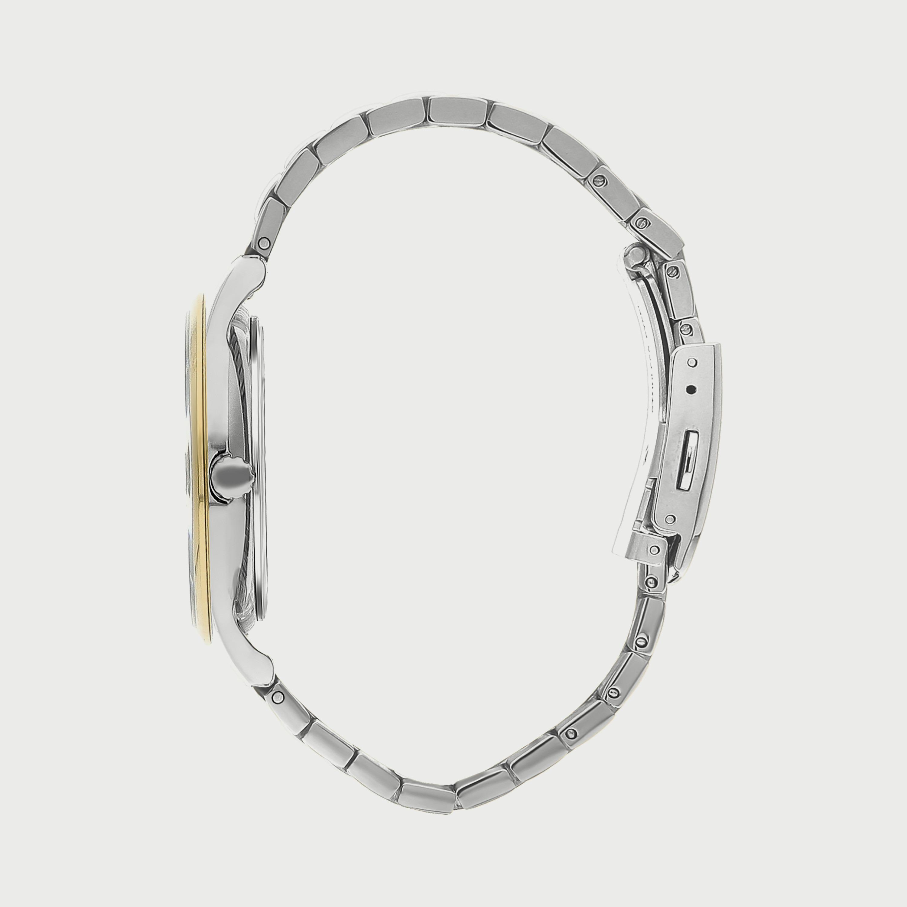 Beverly Hills Polo Club Women's Silver & Gold Analog Stainless Steel Strap Watch - BP3348X230 | 35 MM-women-watchesandjewellery-watches-image-2