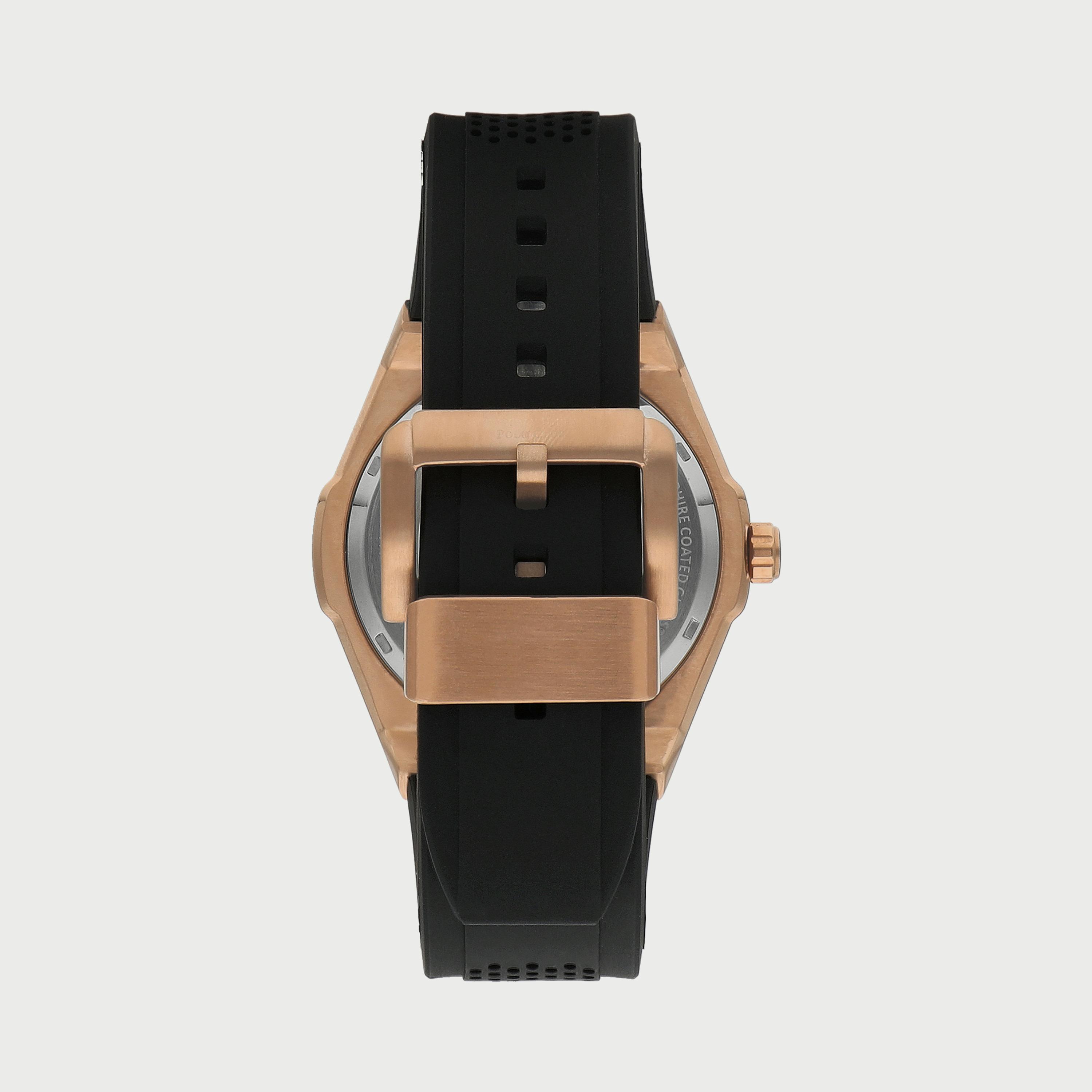  BP3315X451 ساعة اوتوماتيك للرجال بسوار سيليكون الأسود من بيفرلي هيلز بولو كلوب -men-watchesandjewellery-watches-image-3