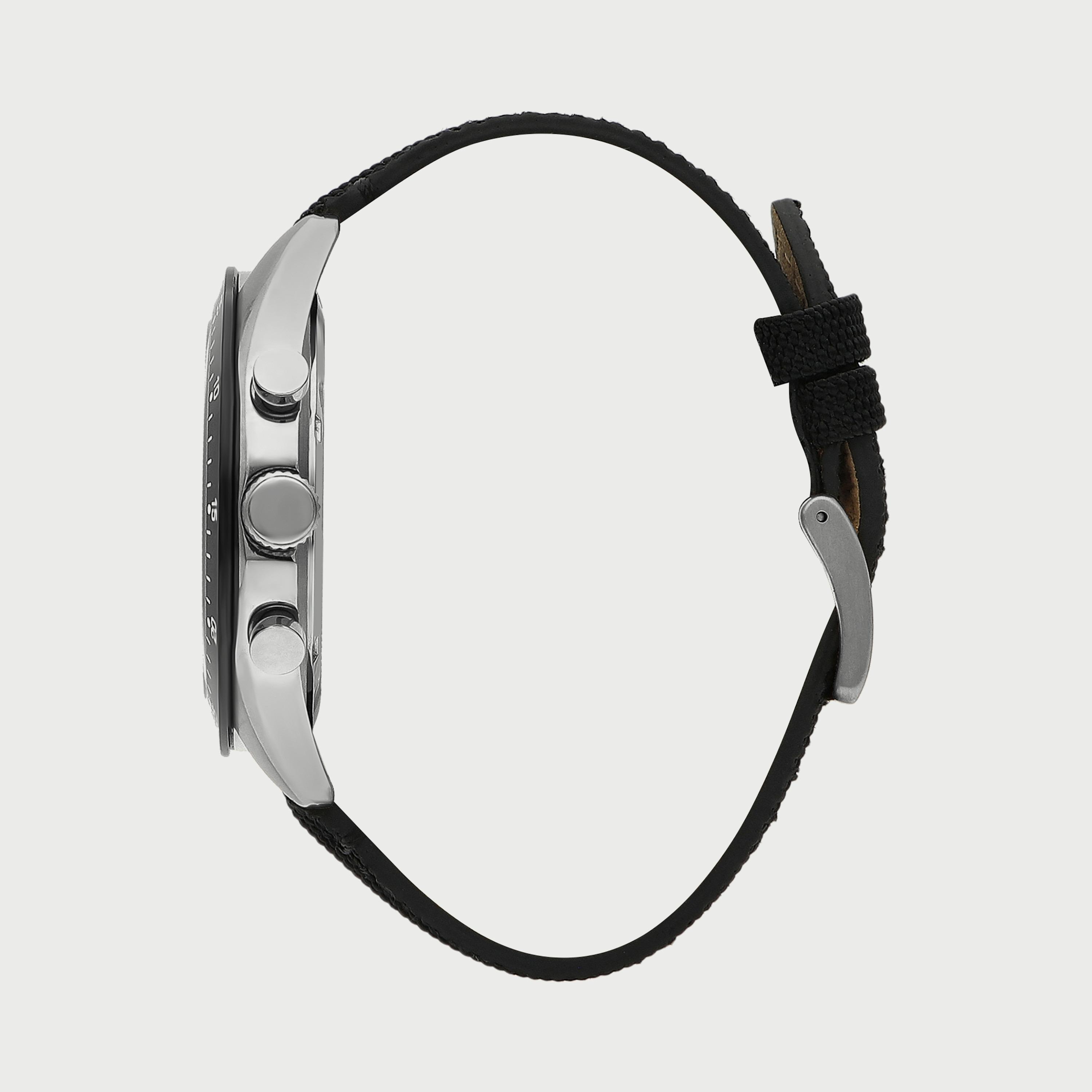  BP3359X351 ساعة كرونوغراف للرجال بسوار جلدي الأسود من بيفرلي هيلز بولو كلوب -men-watchesandjewellery-watches-image-2
