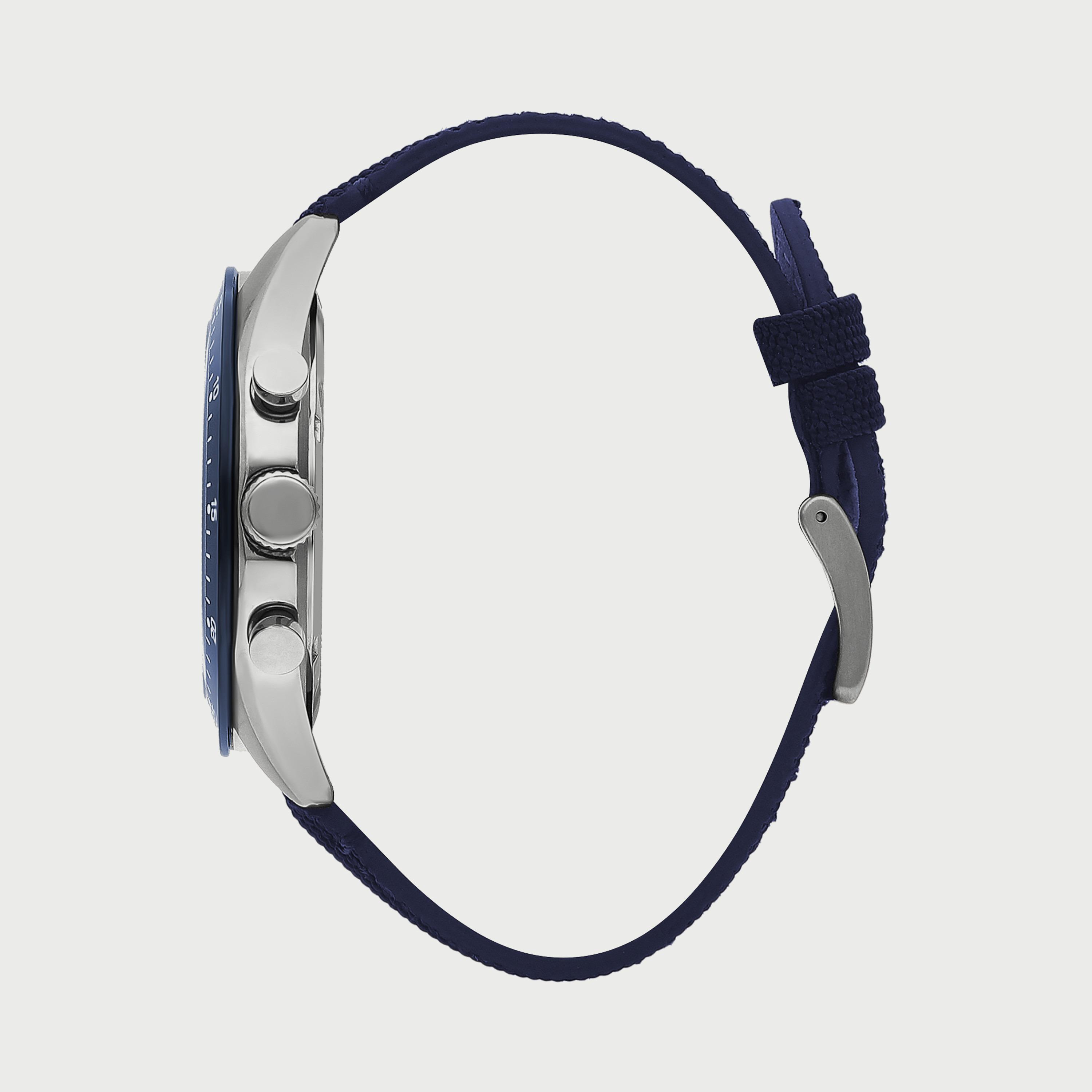  BP3359X339 ساعة يد كرونوغراف للرجال بلون أزرق وسوارجلدي من بيفرلي هيلز بولو كلوب -men-watchesandjewellery-watches-image-2