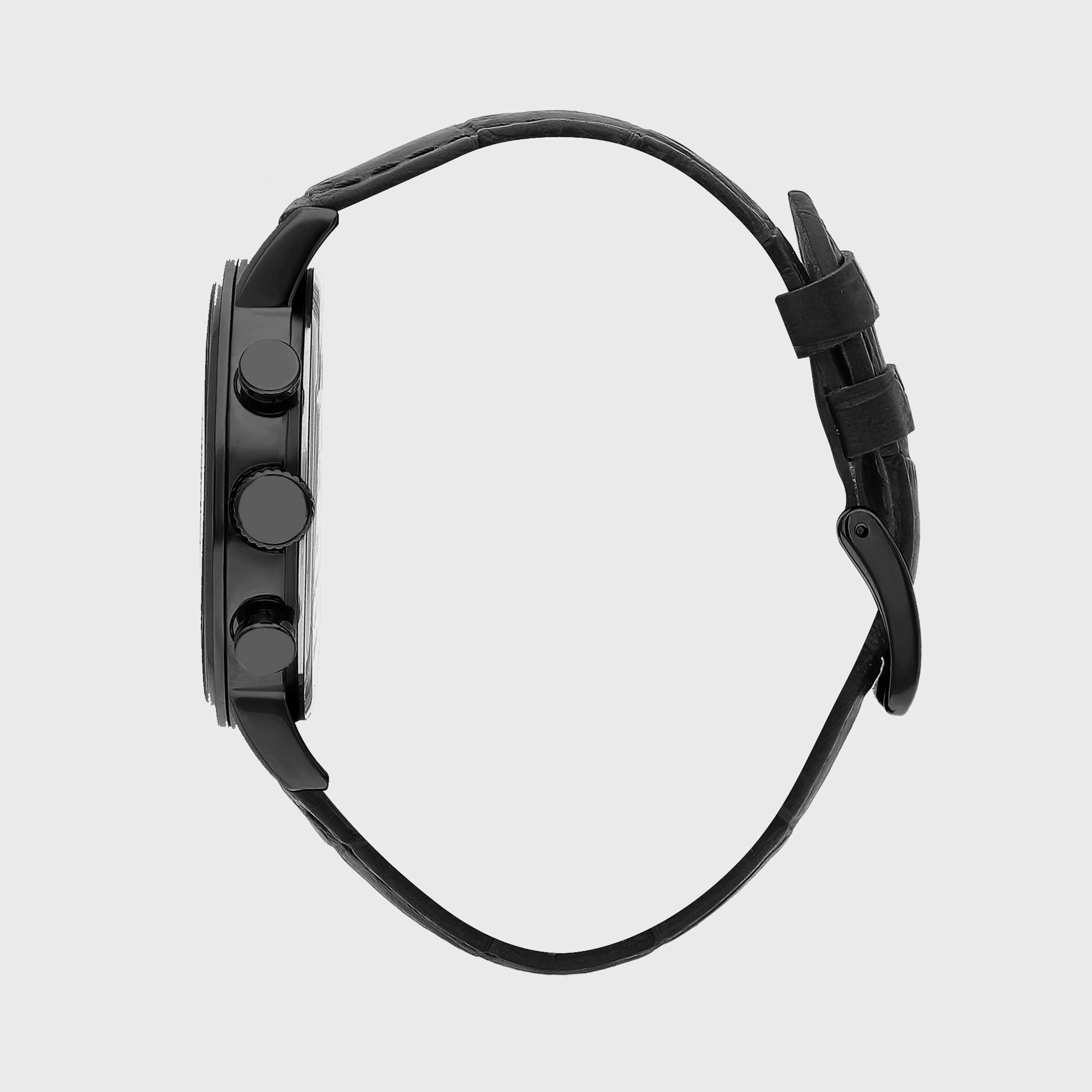  BP3303X651 ساعة كرونوغراف للرجال بسوار جلدي الأسود من بيفرلي هيلز بولو كلوب -men-watchesandjewellery-watches-image-2