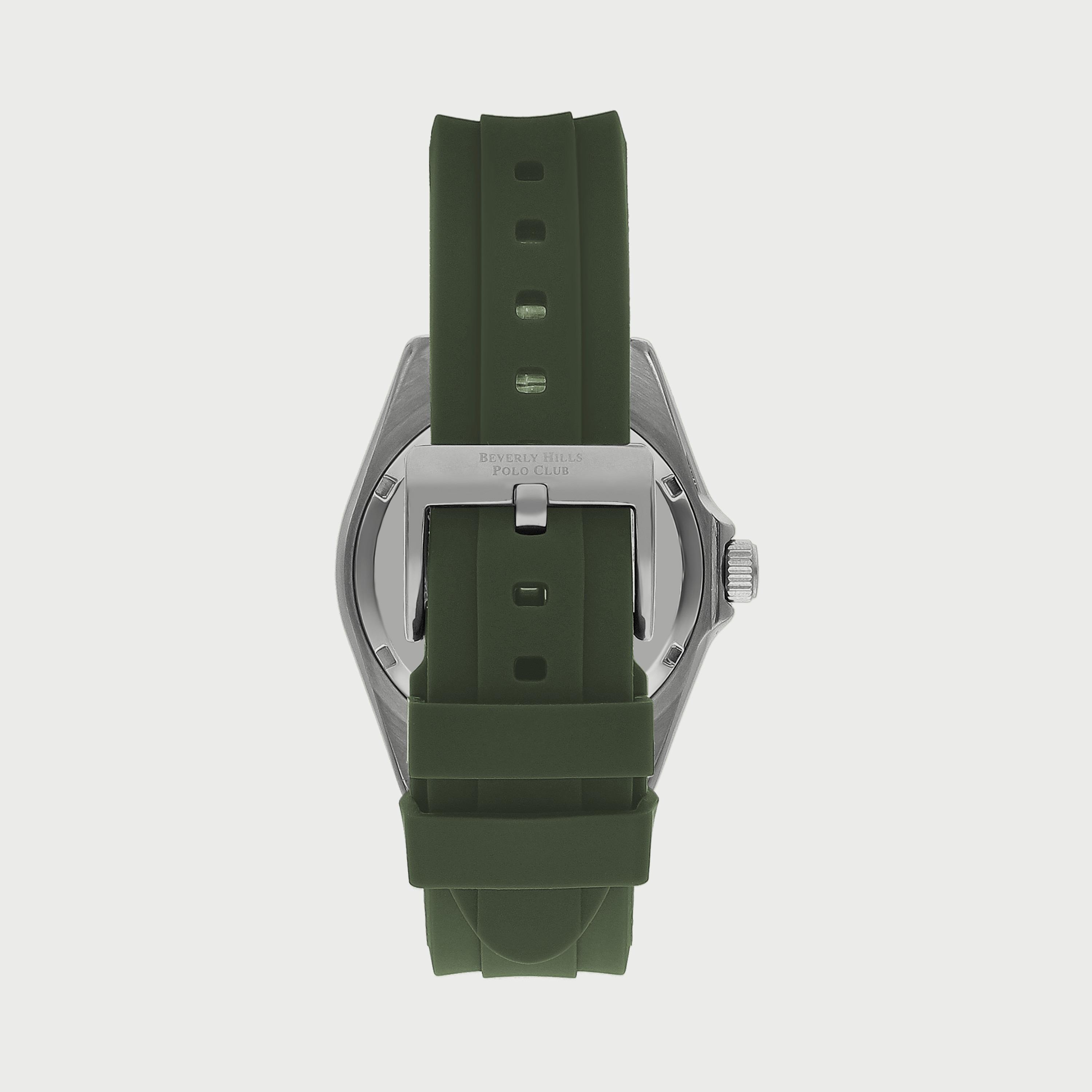 Beverly Hills Polo Club Men's Green Analog Silicone Strap Watch - BP3329X375-men-watchesandjewellery-watches-image-3