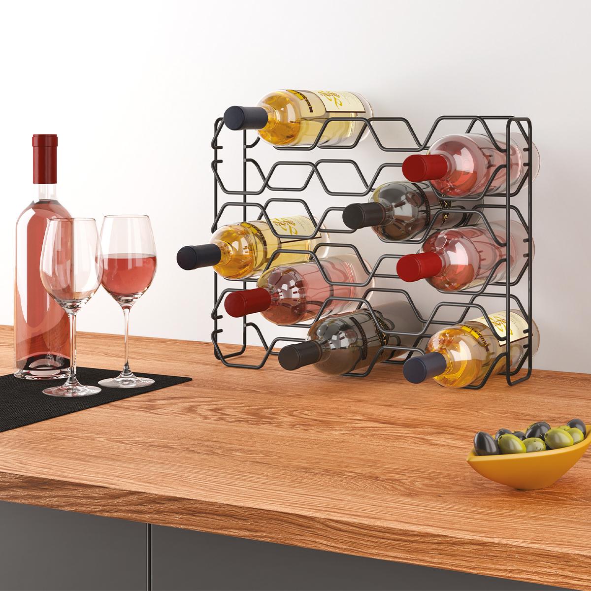 Metaltex Hexagonal 15 Wine Bottle Holder