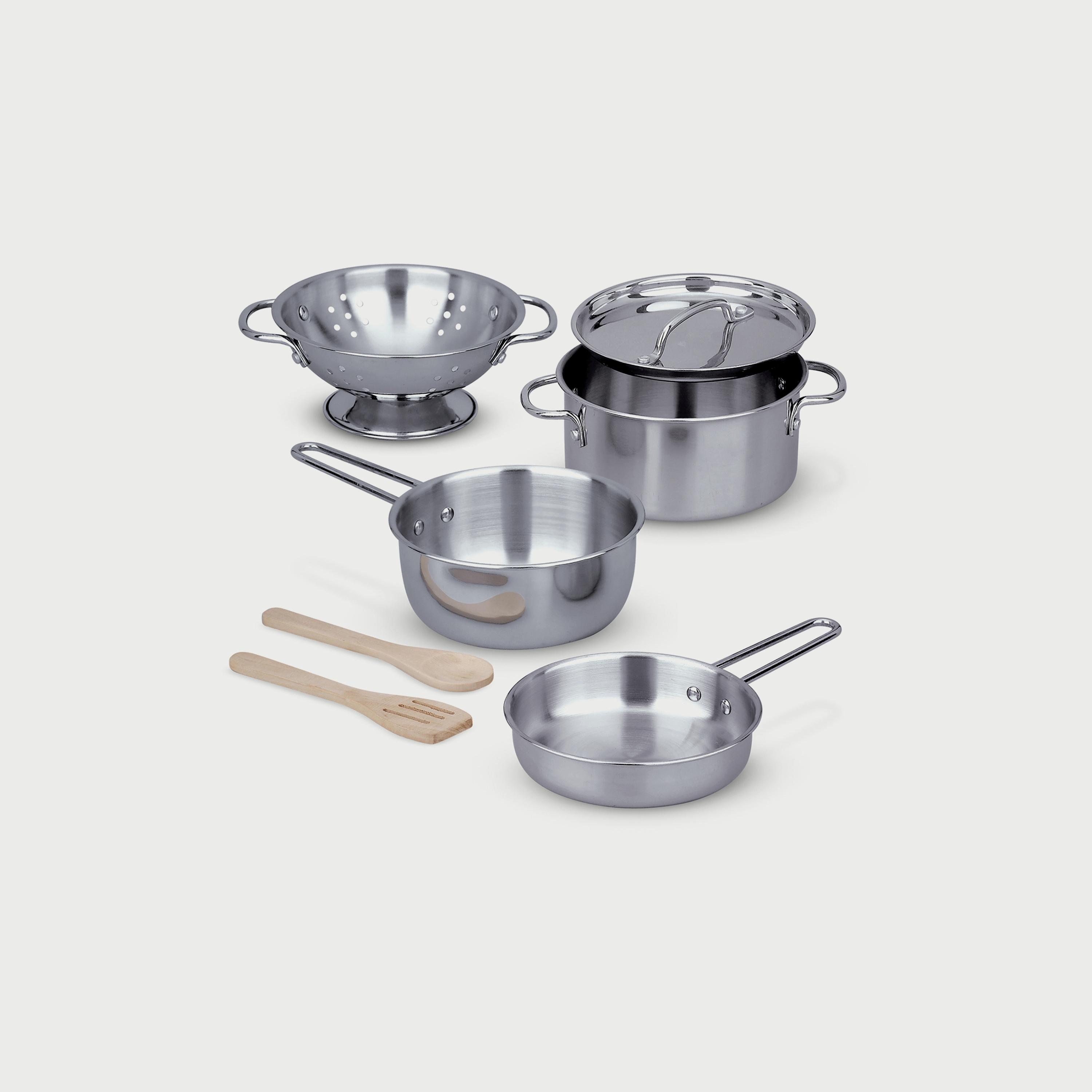 Melissa and Doug Lets Play House - Pots & Pans Set-toys-roleplay-kitchensets-image-3