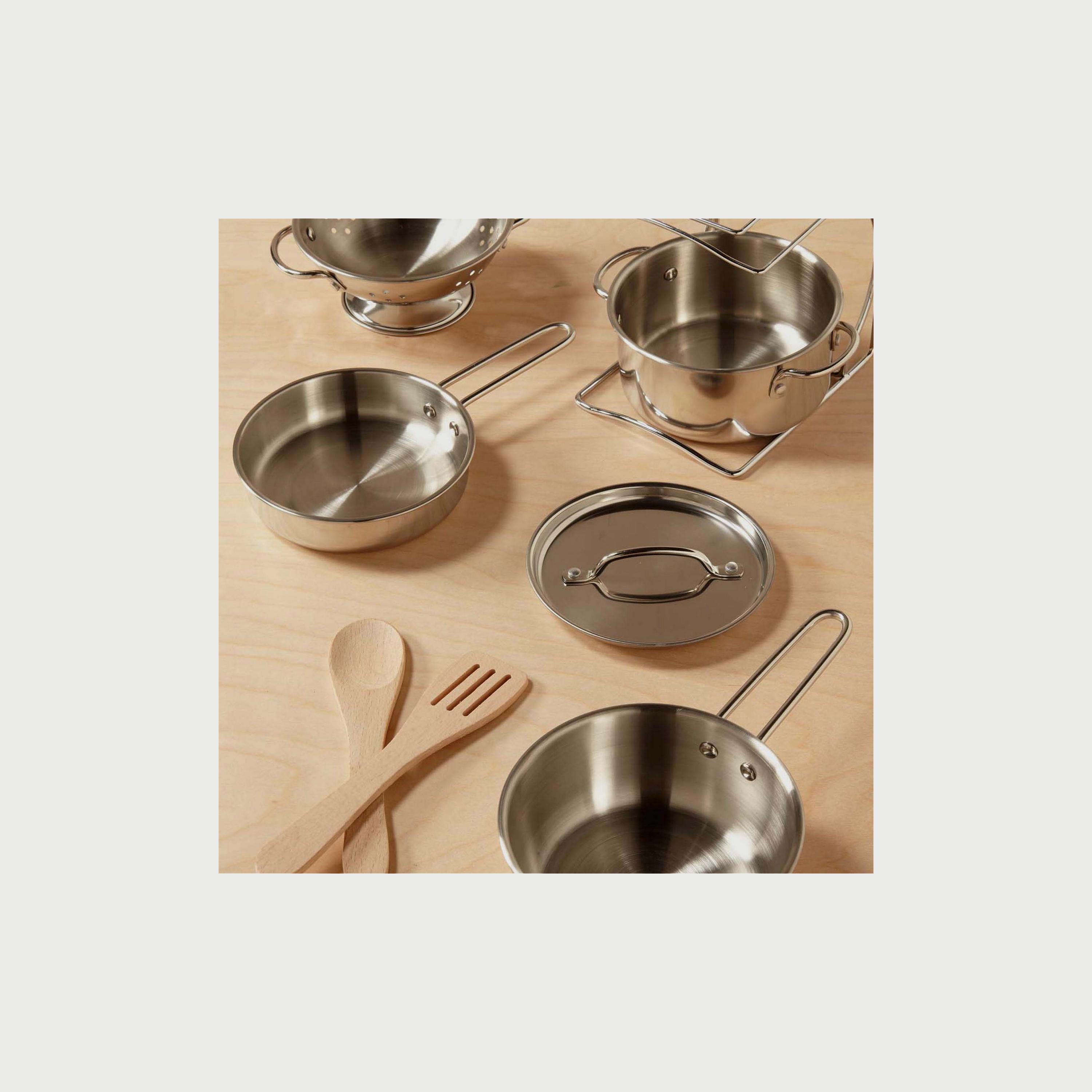 Melissa and Doug Lets Play House - Pots & Pans Set-toys-roleplay-kitchensets-image-4