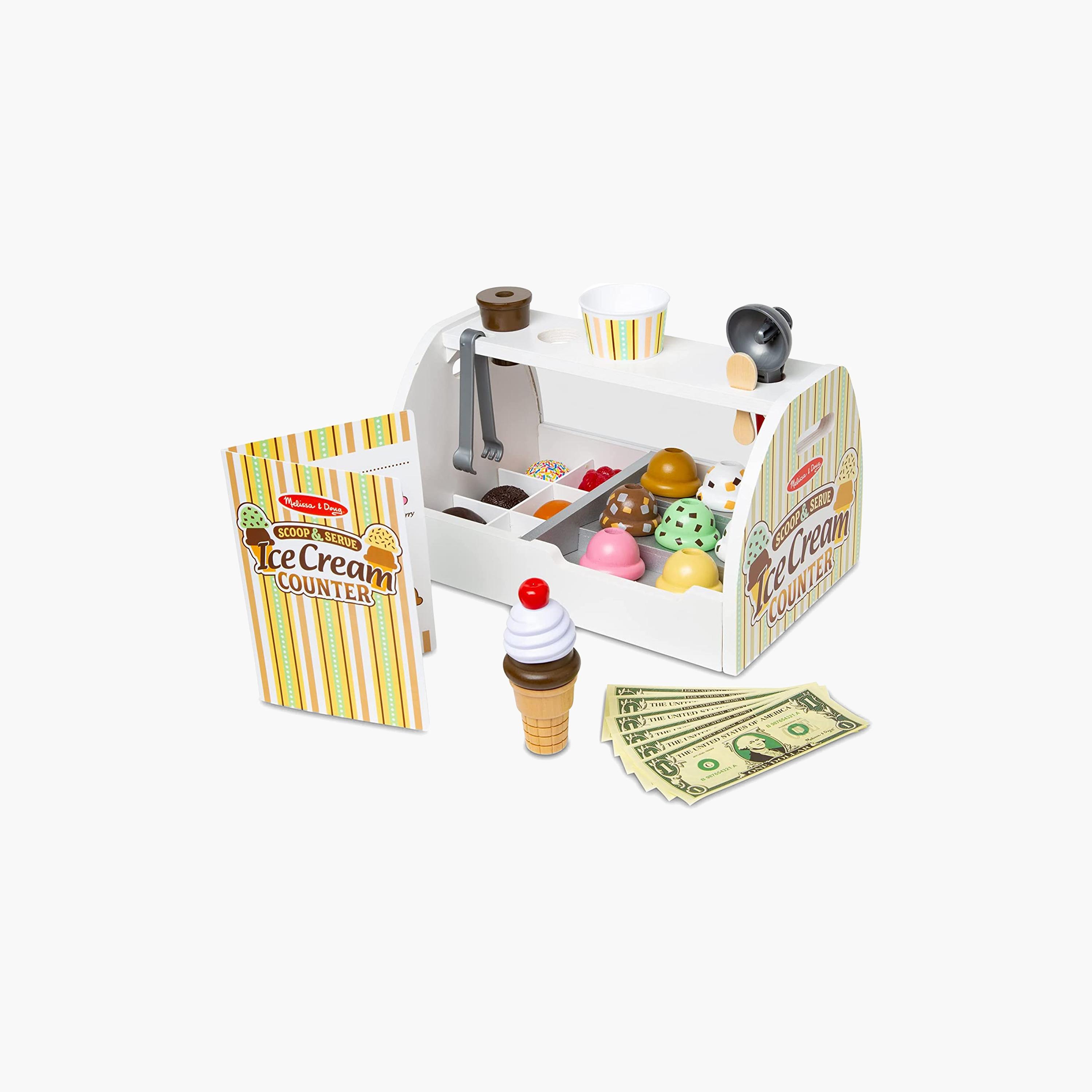 Melissa and Doug Scoop & Serve Ice Cream Counter-toys-roleplay-playfoods-image-1