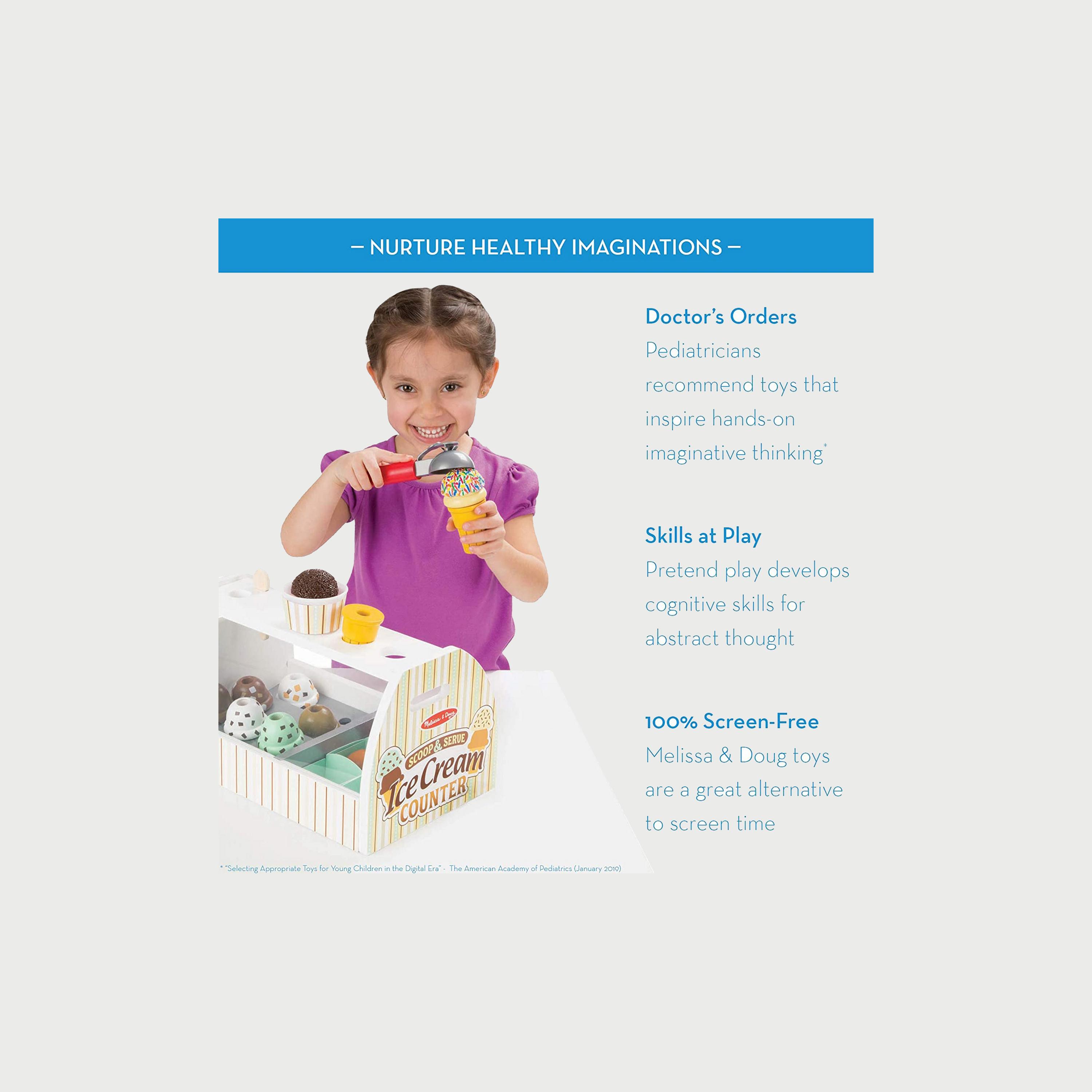 Melissa and Doug Scoop & Serve Ice Cream Counter-toys-roleplay-playfoods-image-2