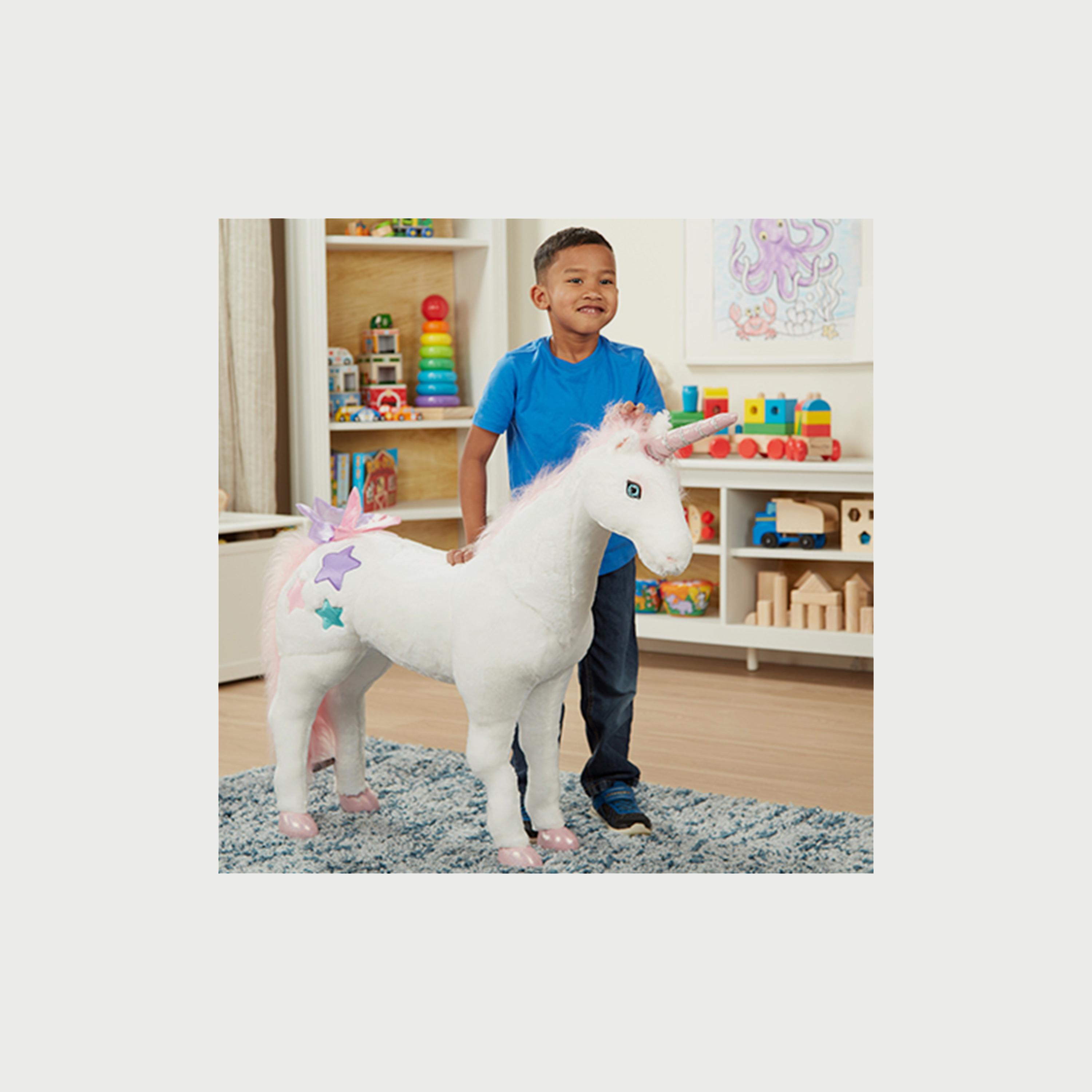 Melissa and doug plush unicorn on sale