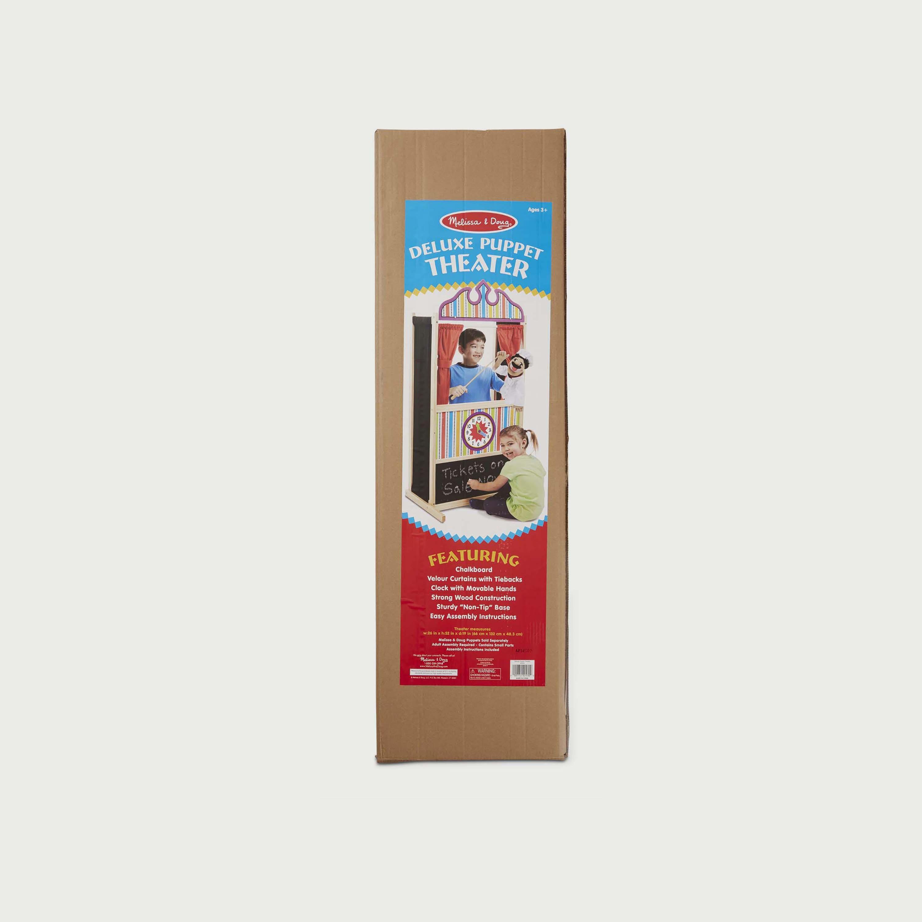 Melissa and doug sales deluxe puppet theater