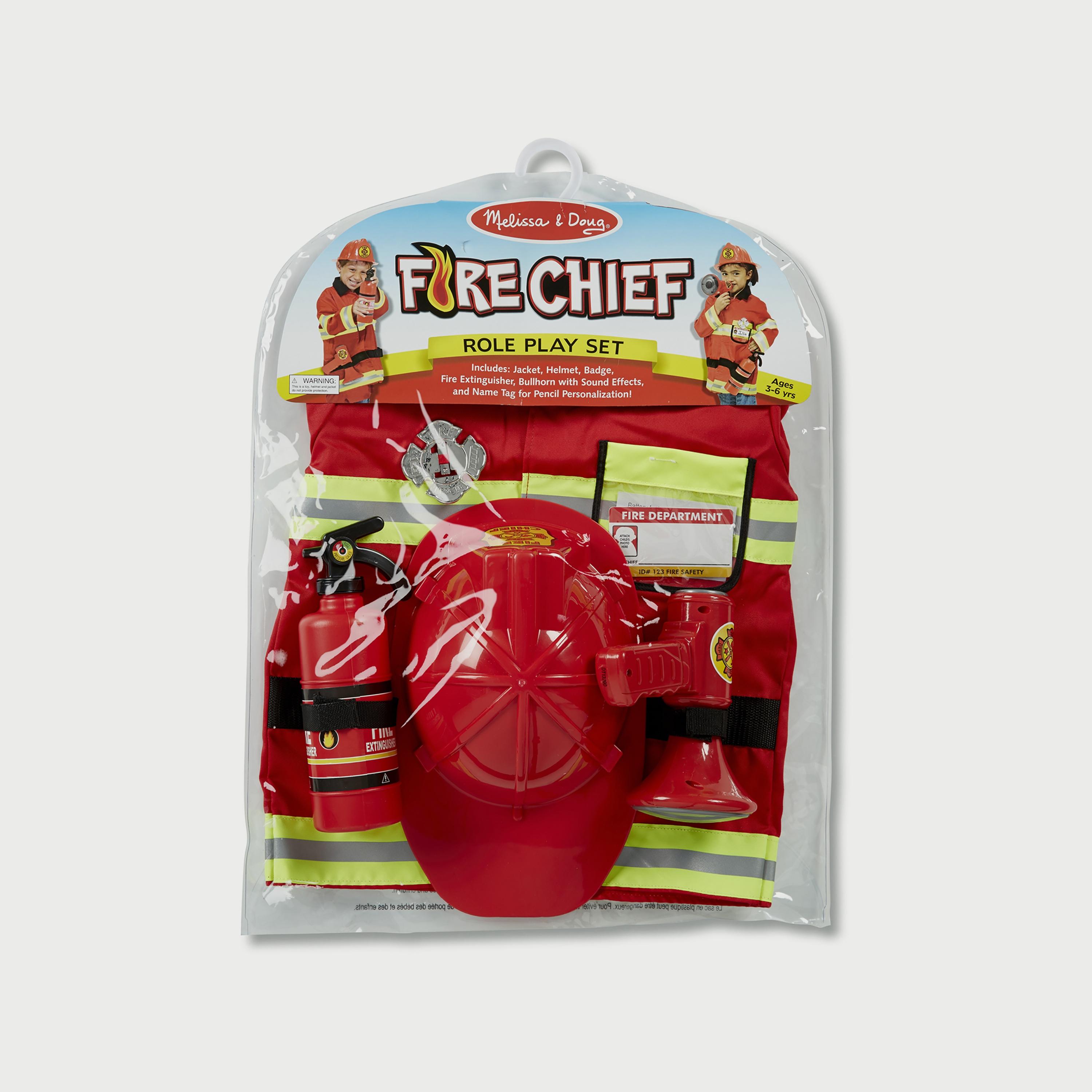 Buy Melissa and Doug Fire Chief Role Play Costume Set Online Babyshop UAE