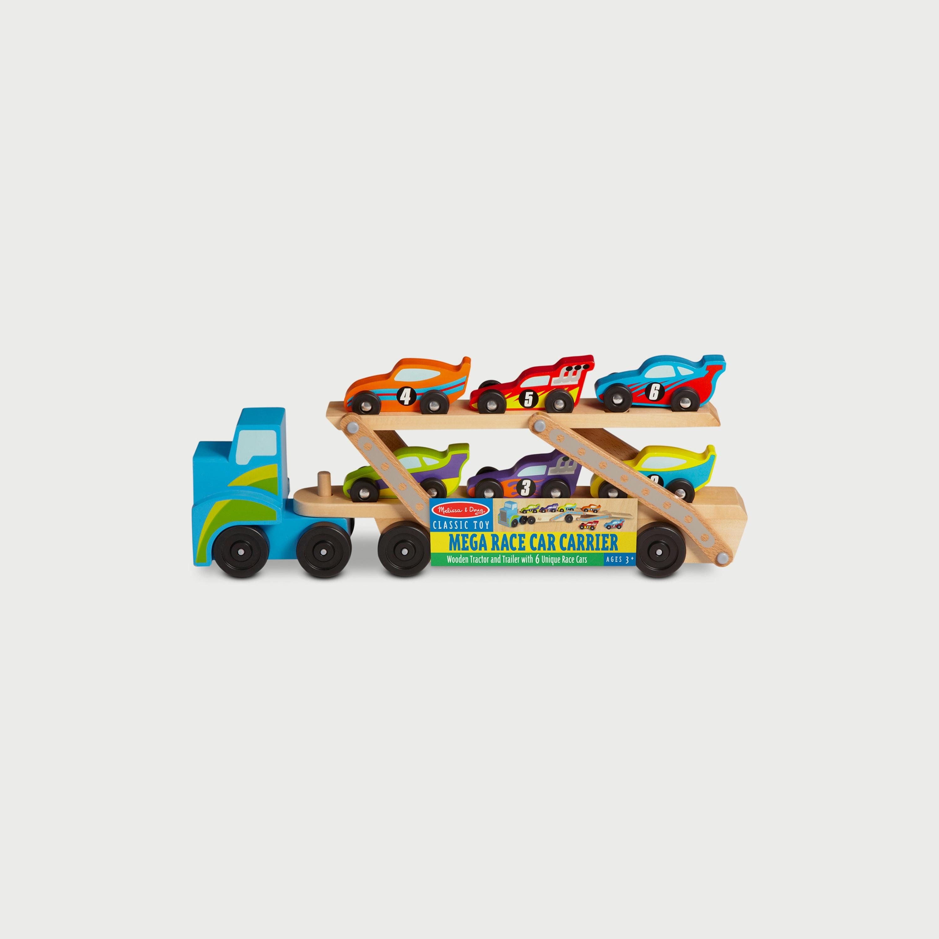 Melissa and Doug Mega Race-Car Carrier-toys-playvehicles-cars-image-1